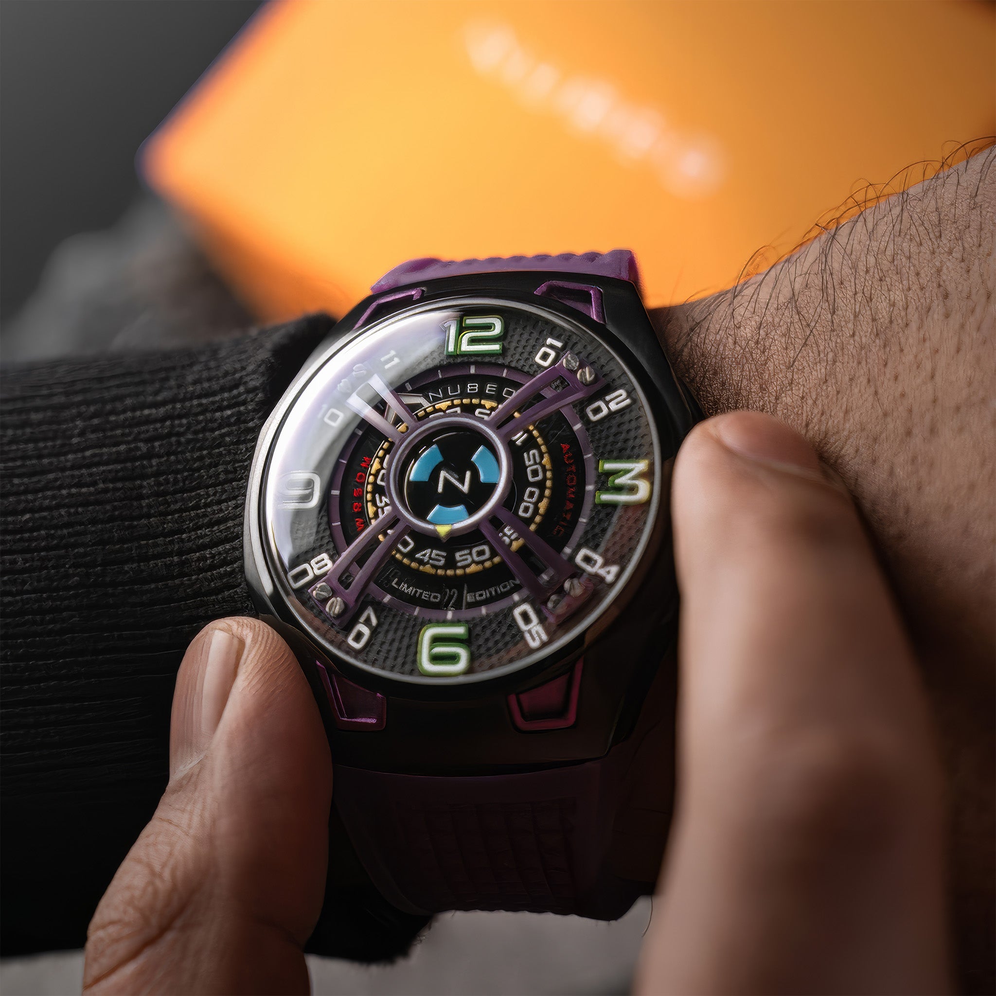 OAO Automatic Limited Edition Kol Saati | Purple Void
