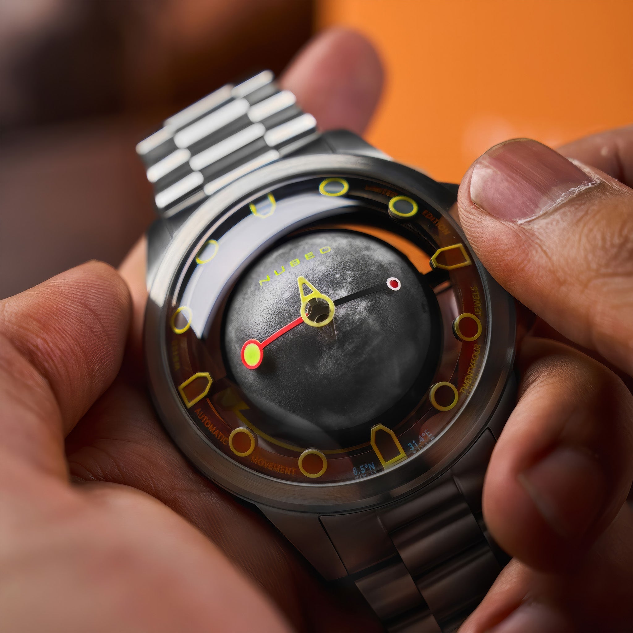 Tranquility Automatic Limited Edition Kol Saati | Full Moon Steel