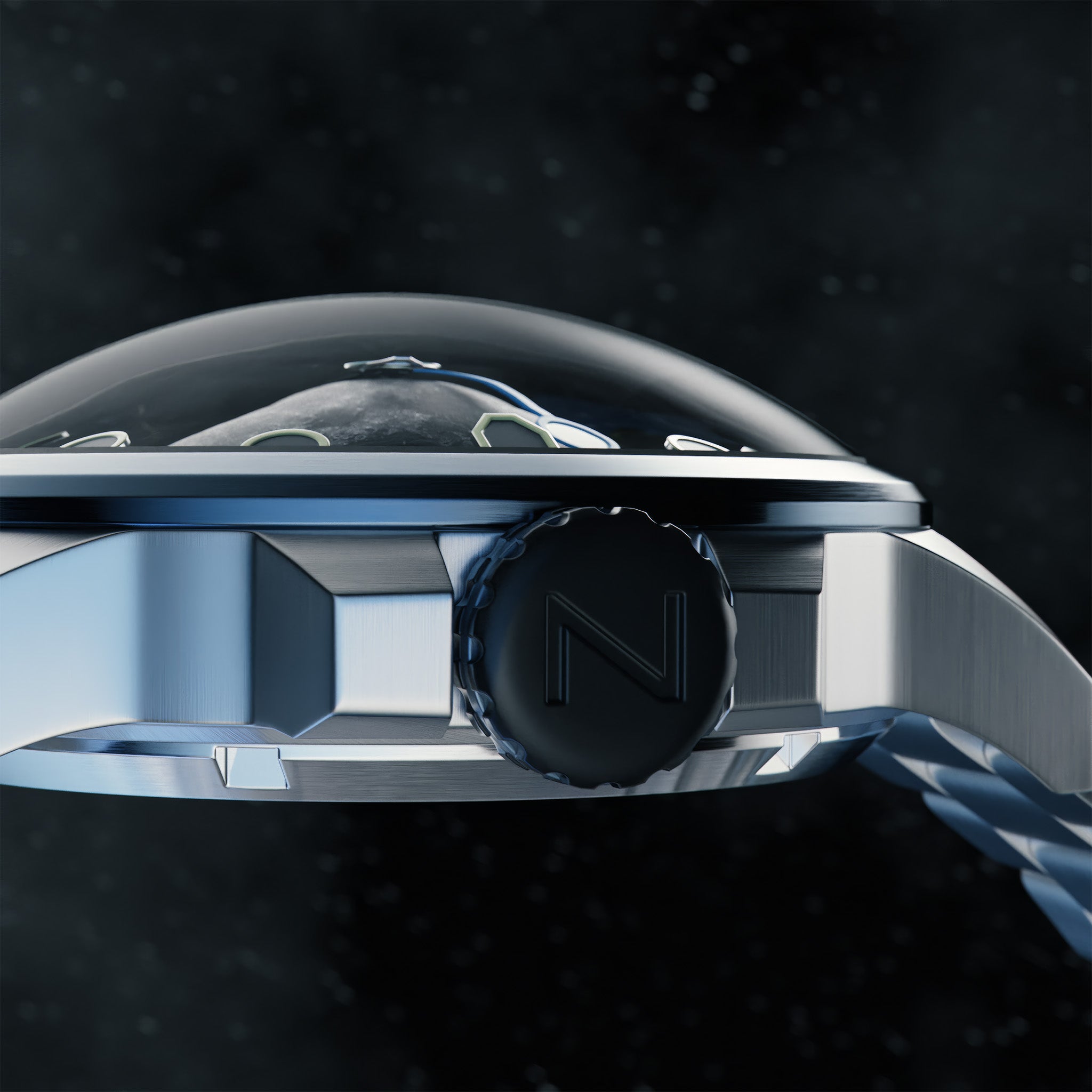 Tranquility Automatic Limited Edition Kol Saati | Crescent Blue