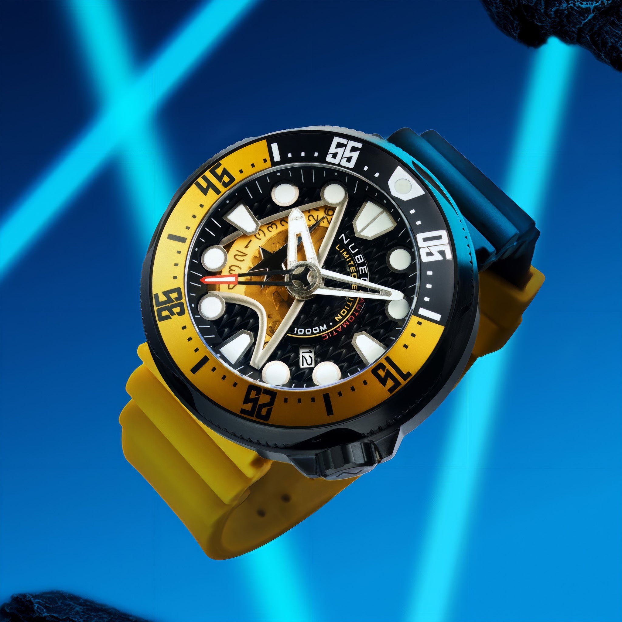 Nubeo Ventana Automatic Star Trek Starfleet Limited Edition Kol Saati | Command Yellow