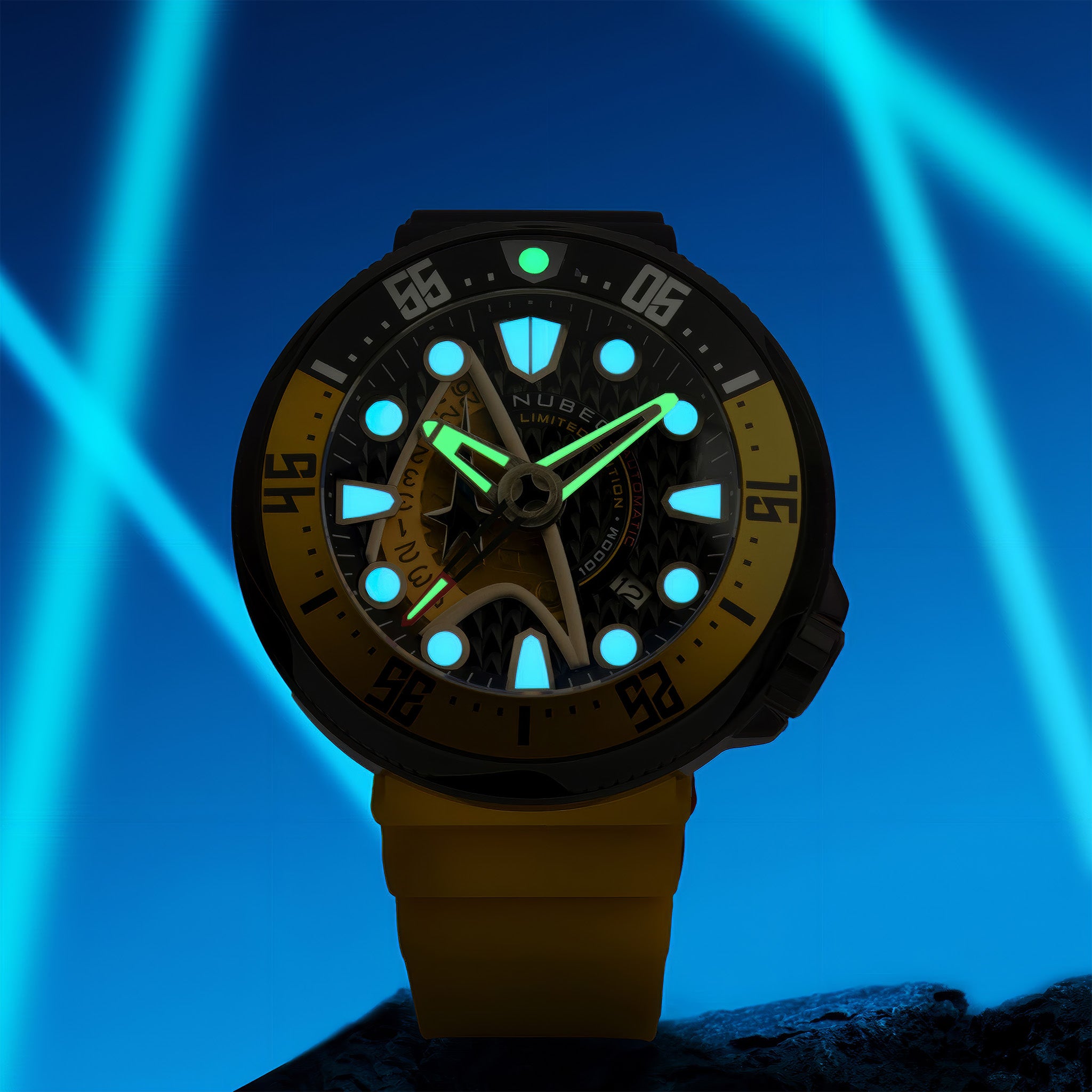 Nubeo Ventana Automatic Star Trek Starfleet Limited Edition Kol Saati | Command Yellow