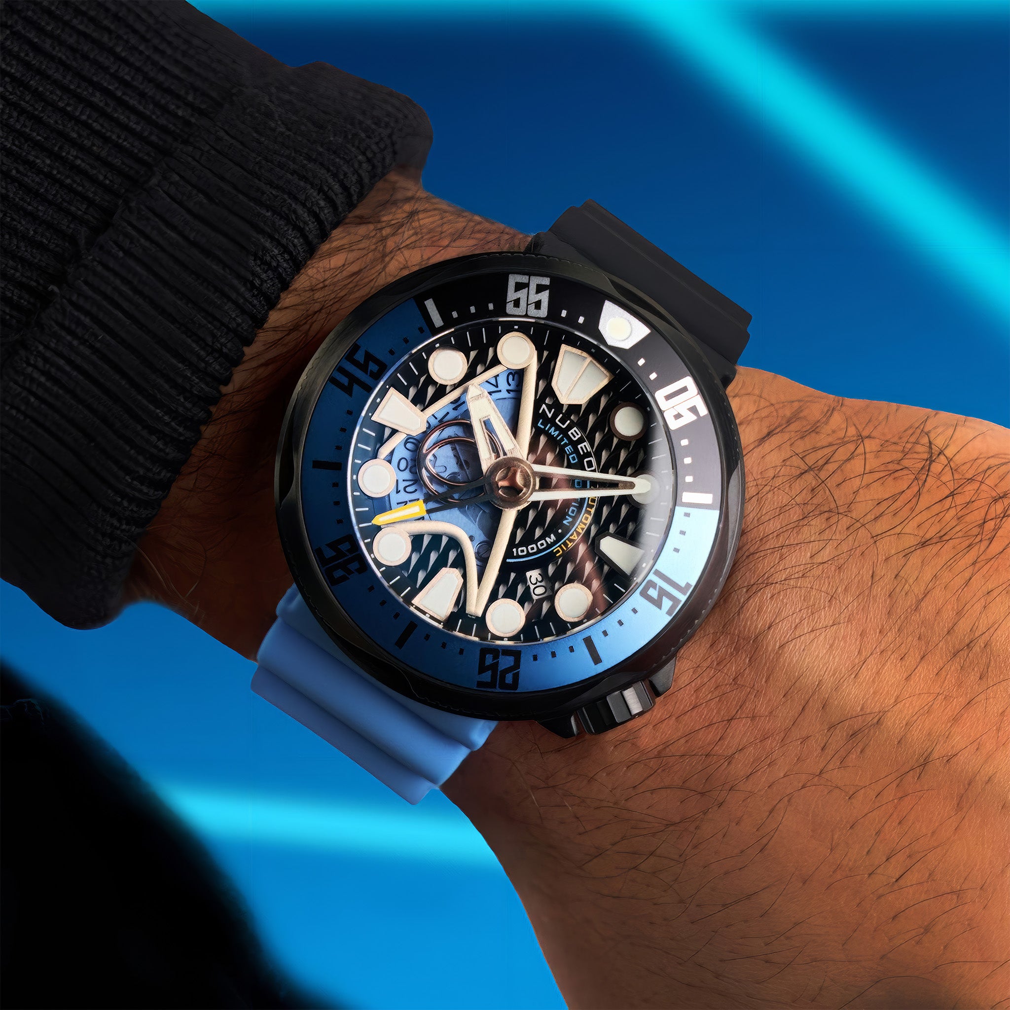 Ventana Automatic Star Trek Starfleet Limited Edition Kol Saati | Science Blue