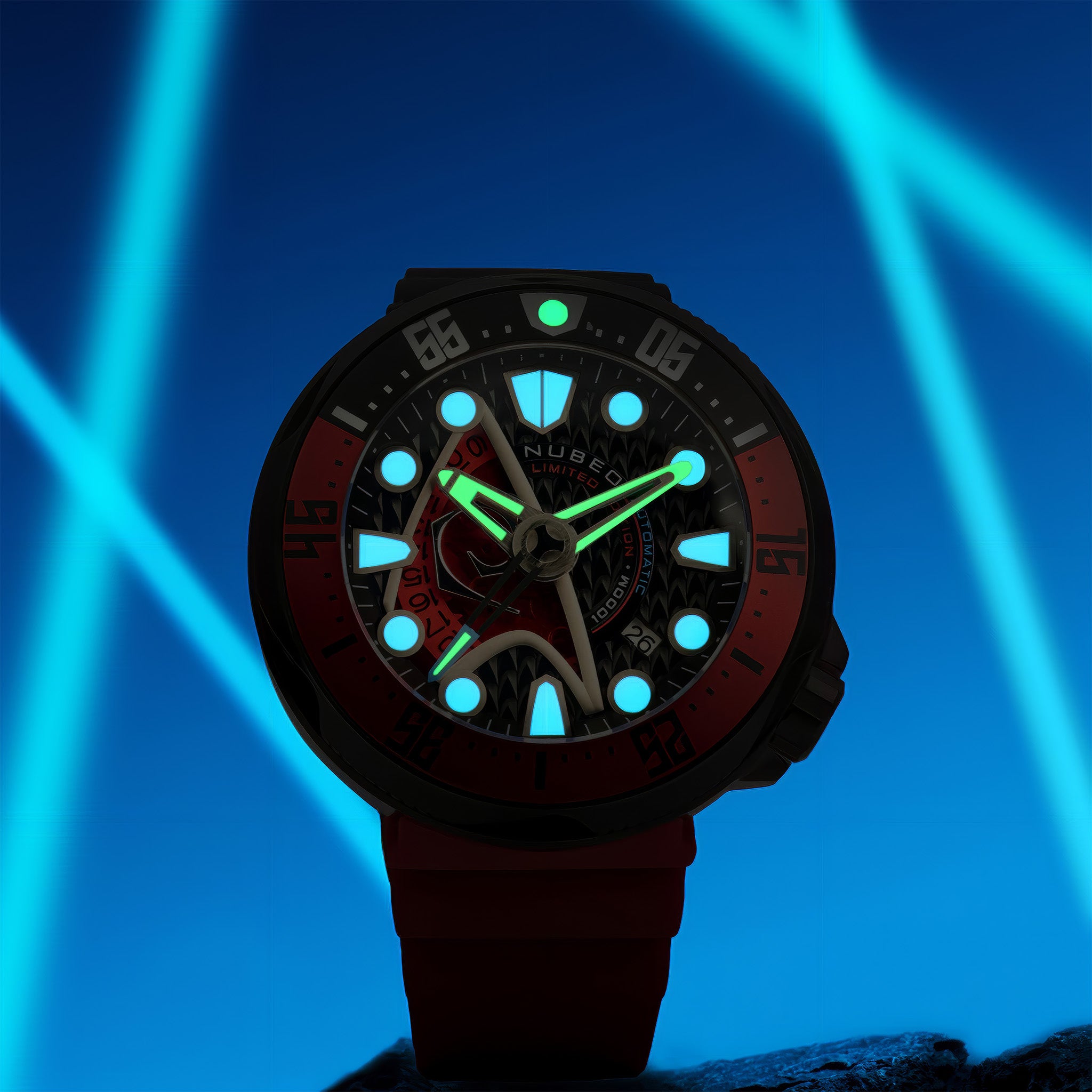 Nubeo Ventana Automatic Star Trek Starfleet Limited Edition Kol Saati | Ops Red