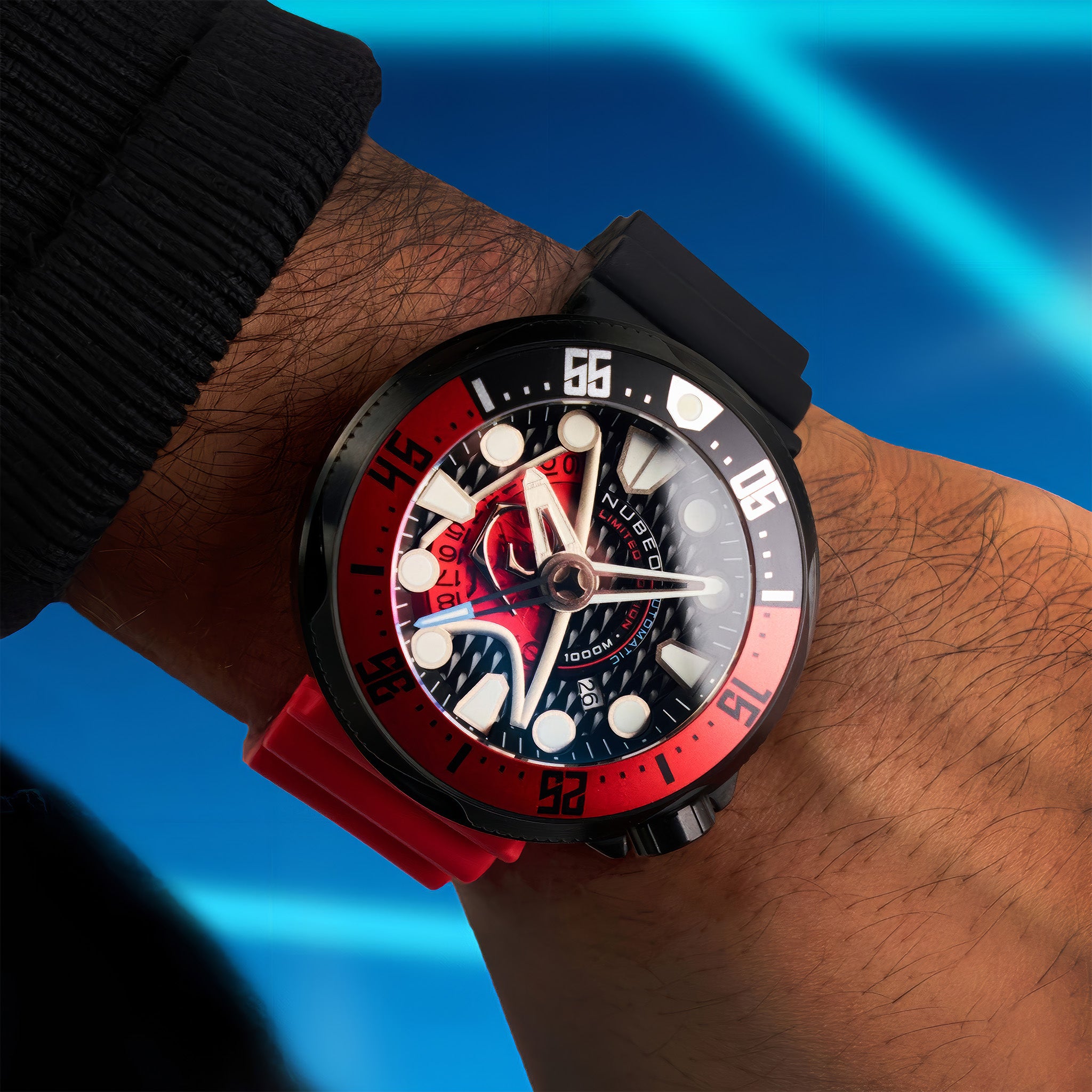 Ventana Automatic Star Trek Starfleet Limited Edition Kol Saati | Ops Red