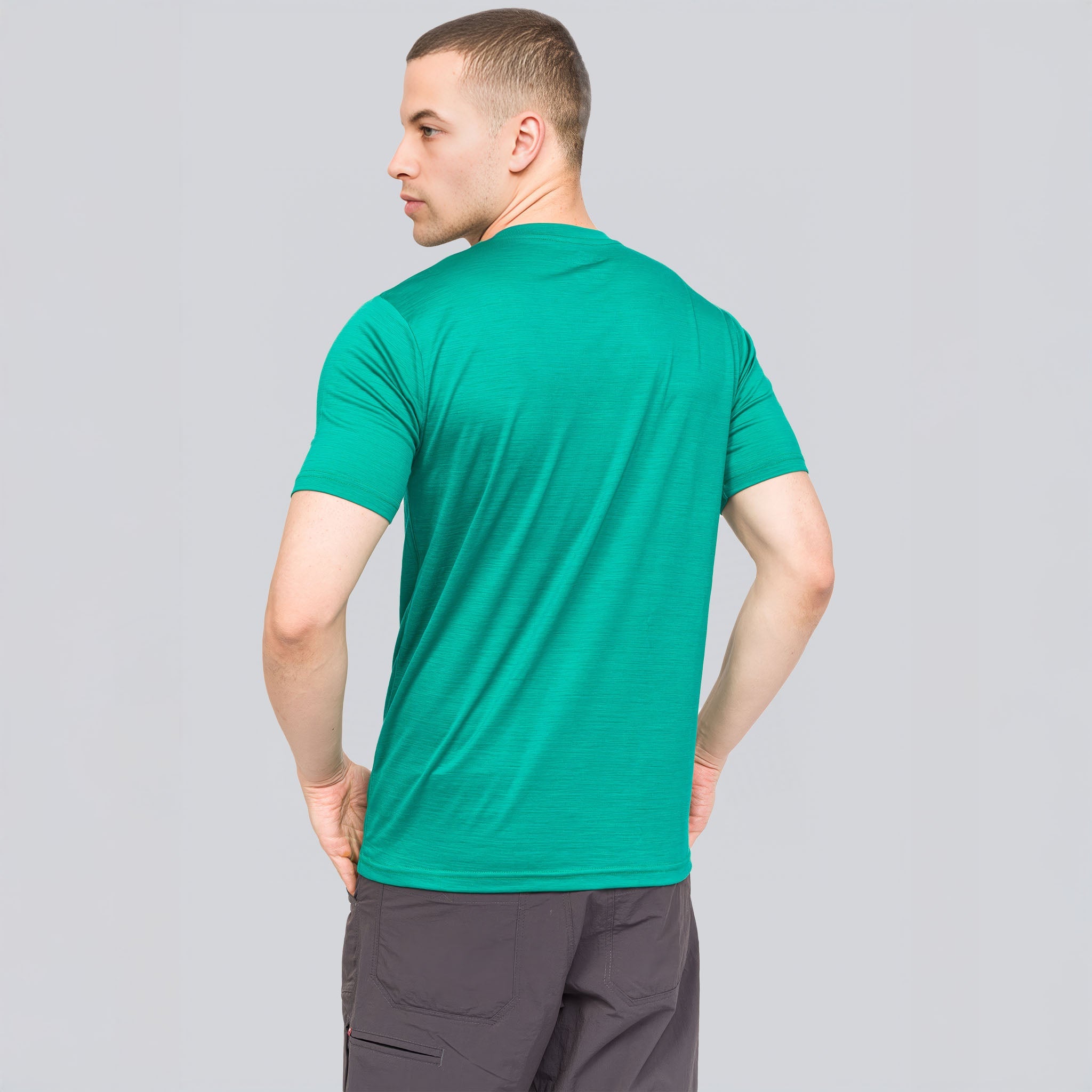 ODS Sportswear turkuaz All-Season Merino T-Shirt 135 gr