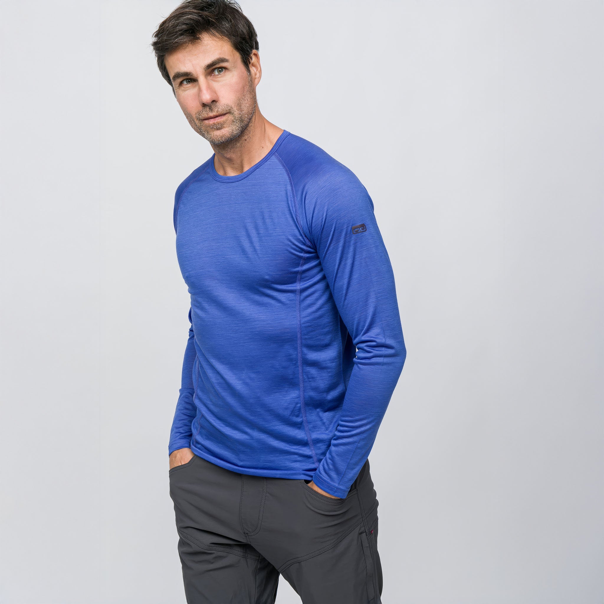 All-Season Merino Uzun Kollu T-Shirt 135 gr | Mavi