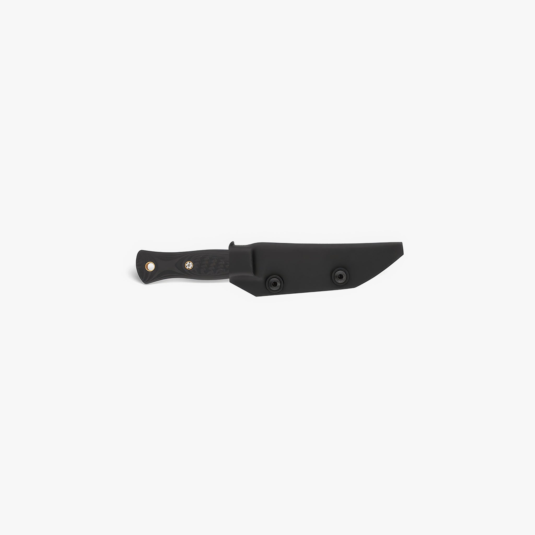 FleshEdge Bıçak N690 Çelik CarbonFiber Mikarta | KYDEX® Kılıfı Suya Dayanıklı | Carbon Fiber Siyah