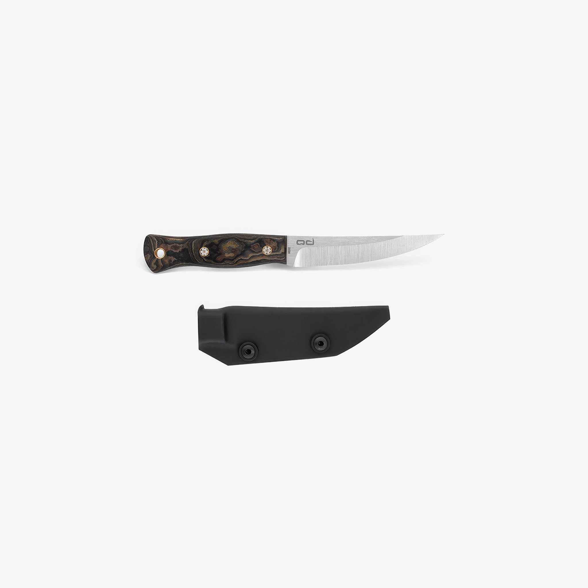 FleshEdge Bıçak N690 Çelik Mikarta | KYDEX® Kılıfı Suya Dayanıklı | Toprak Mikarta