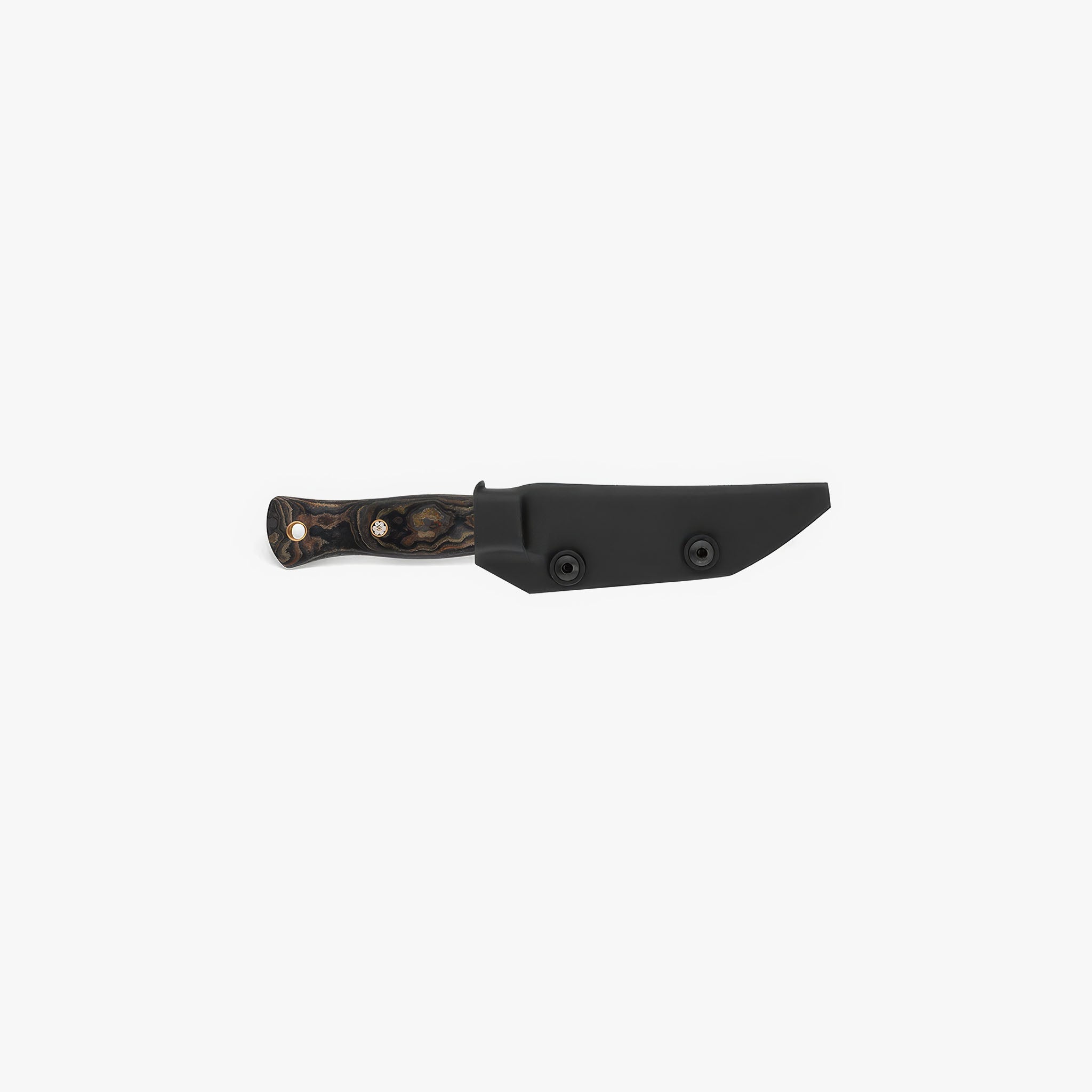 FleshEdge Bıçak N690 Çelik Mikarta | KYDEX® Kılıfı Suya Dayanıklı | Toprak Mikarta