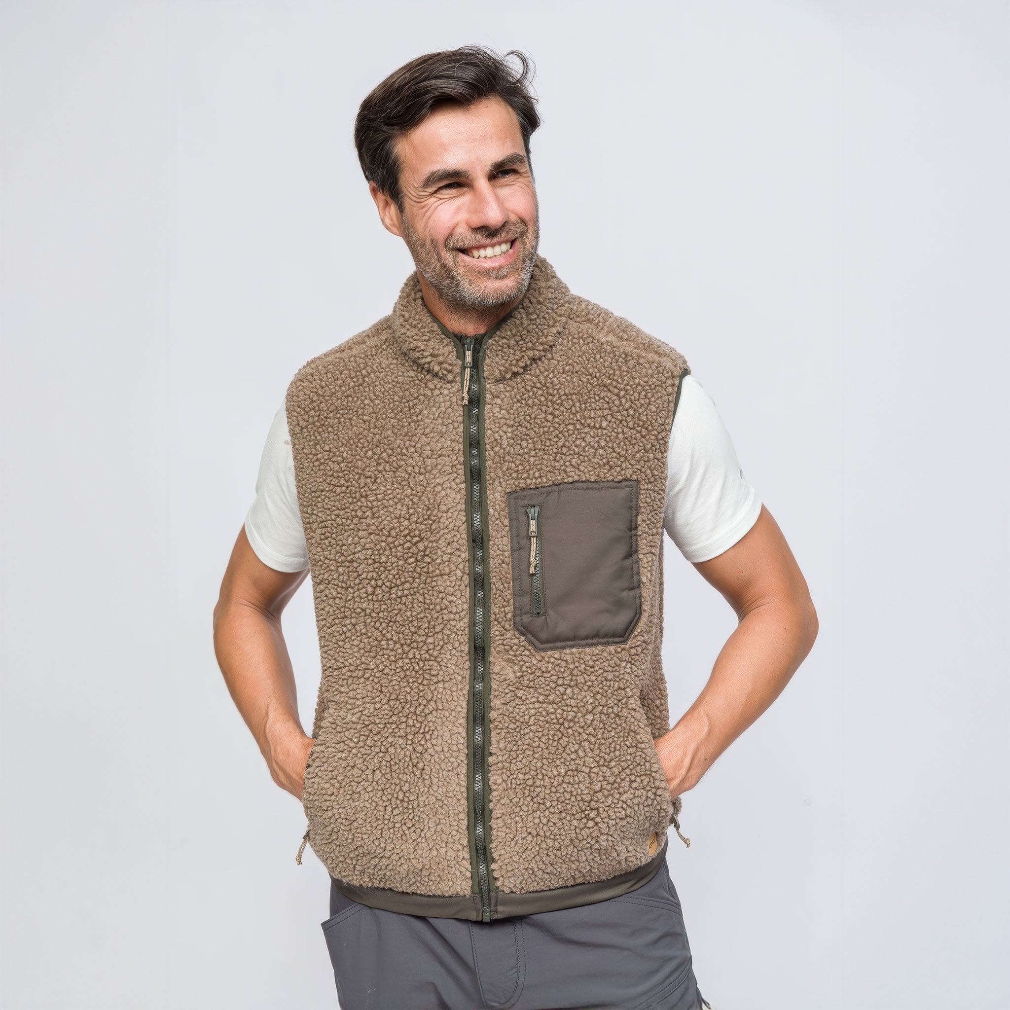 Sherpa Yün Yelek Lambswool