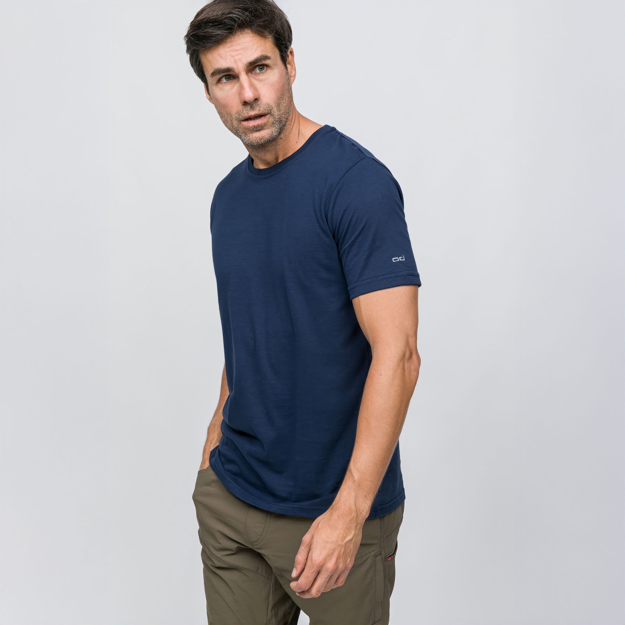 Soft Tees Basic T-Shirt %100 Pamuk | Lacivert