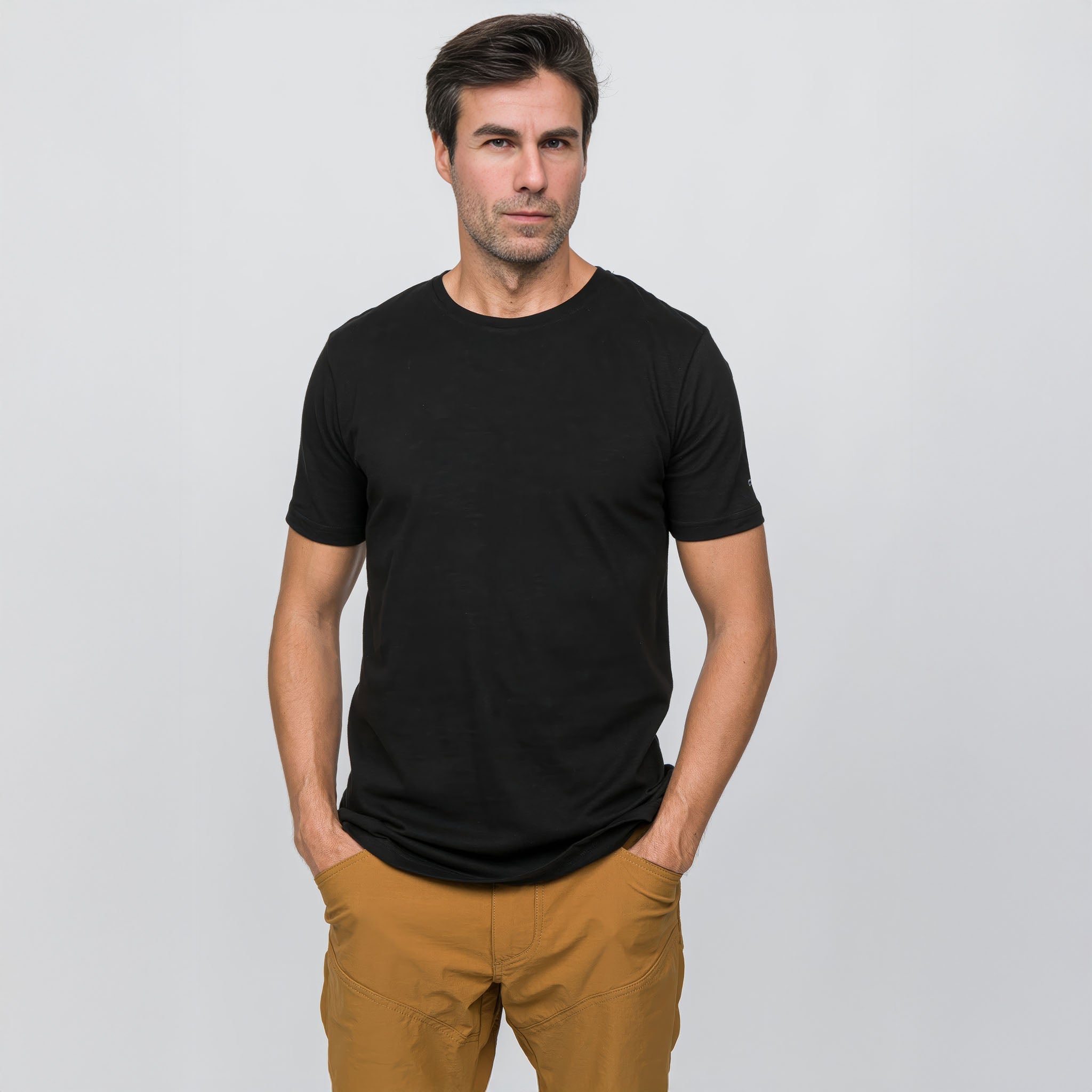 Soft Tees Basic T-Shirt %100 Pamuk | Siyah