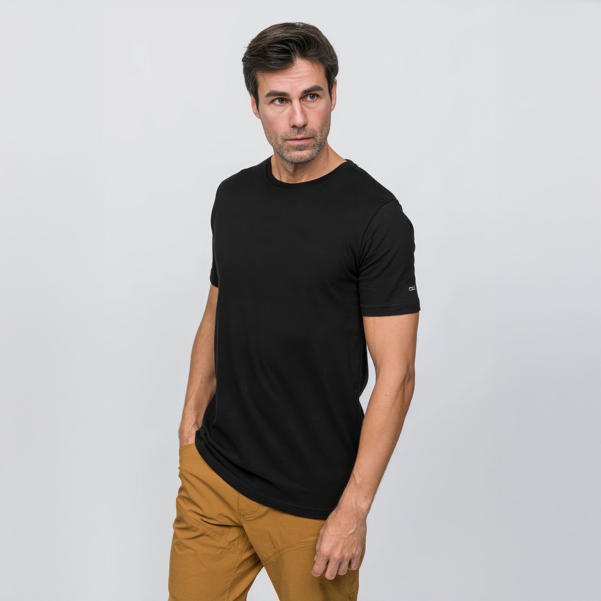 Soft Tees Basic T-Shirt %100 Pamuk | Siyah
