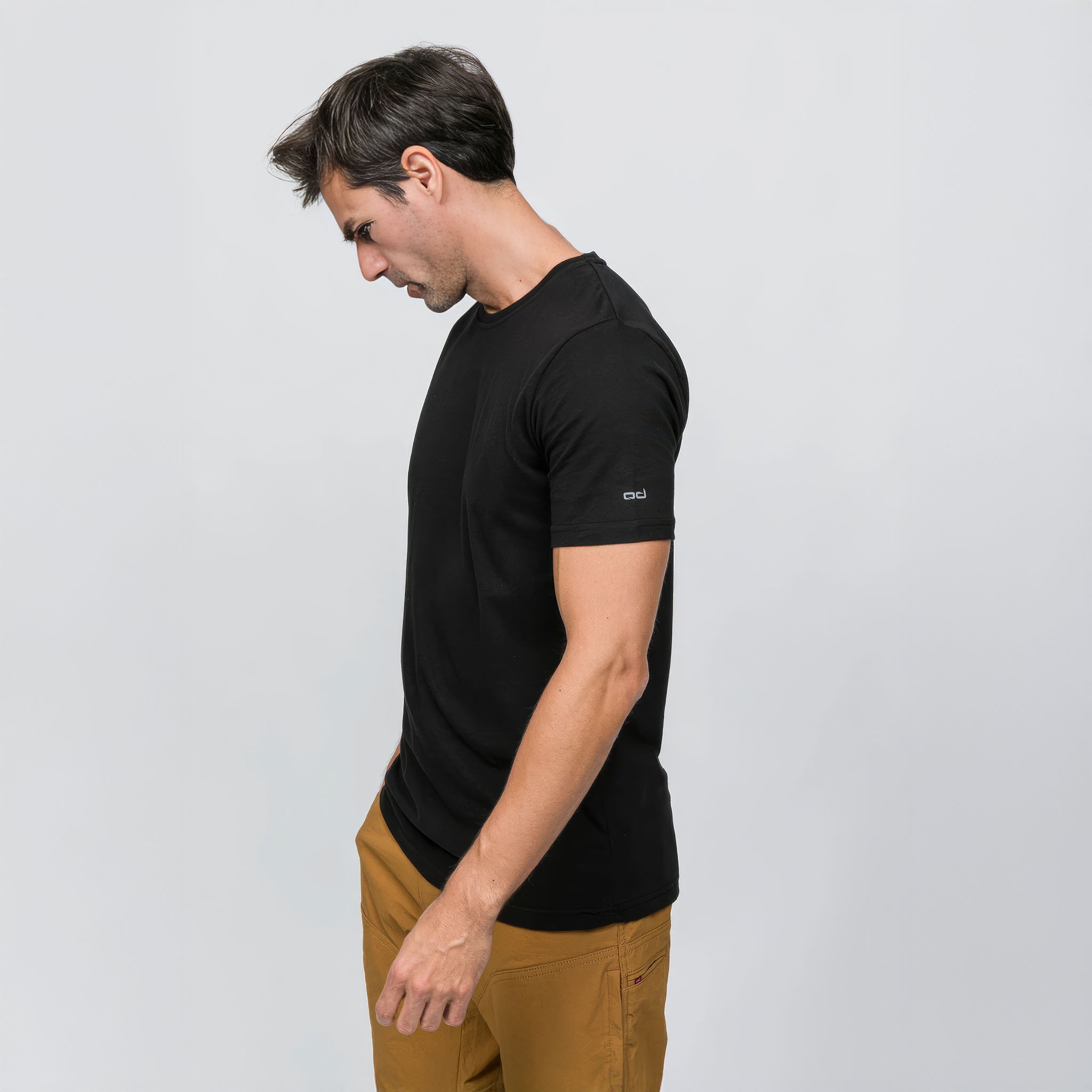 Soft Tees Basic T-Shirt %100 Pamuk | Siyah