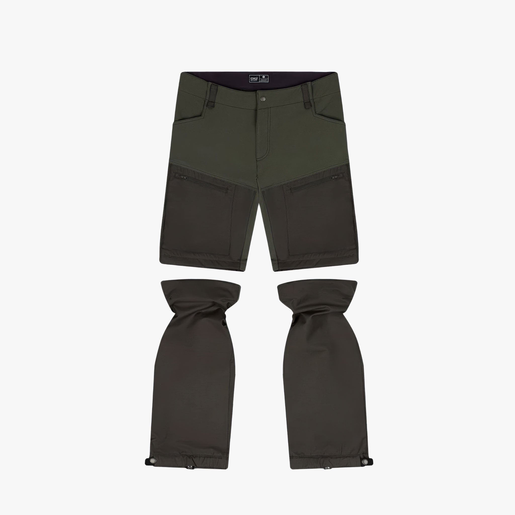 TREK Dayanıklı Modüler 2'si bir arada Teknik Outdoor Pantolon | Haki