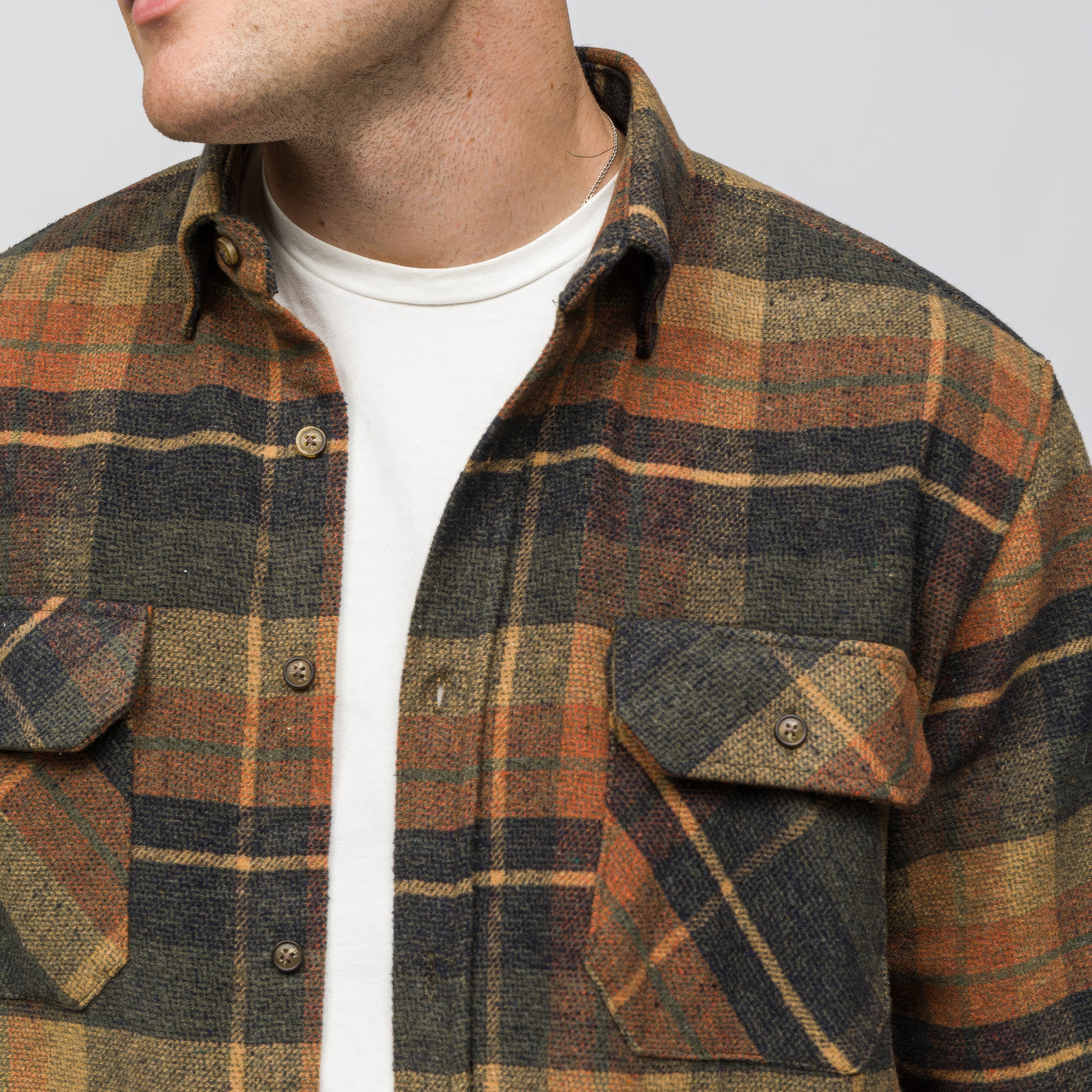 Crafter Oduncu Gömleği Yumuşak Tuşe | Kahverengi Ekose