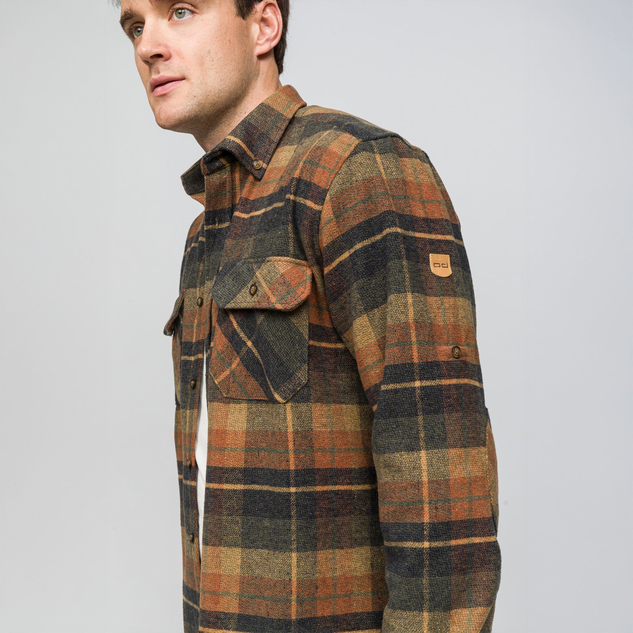 Crafter Oduncu Gömleği Yumuşak Tuşe | Kahverengi Ekose