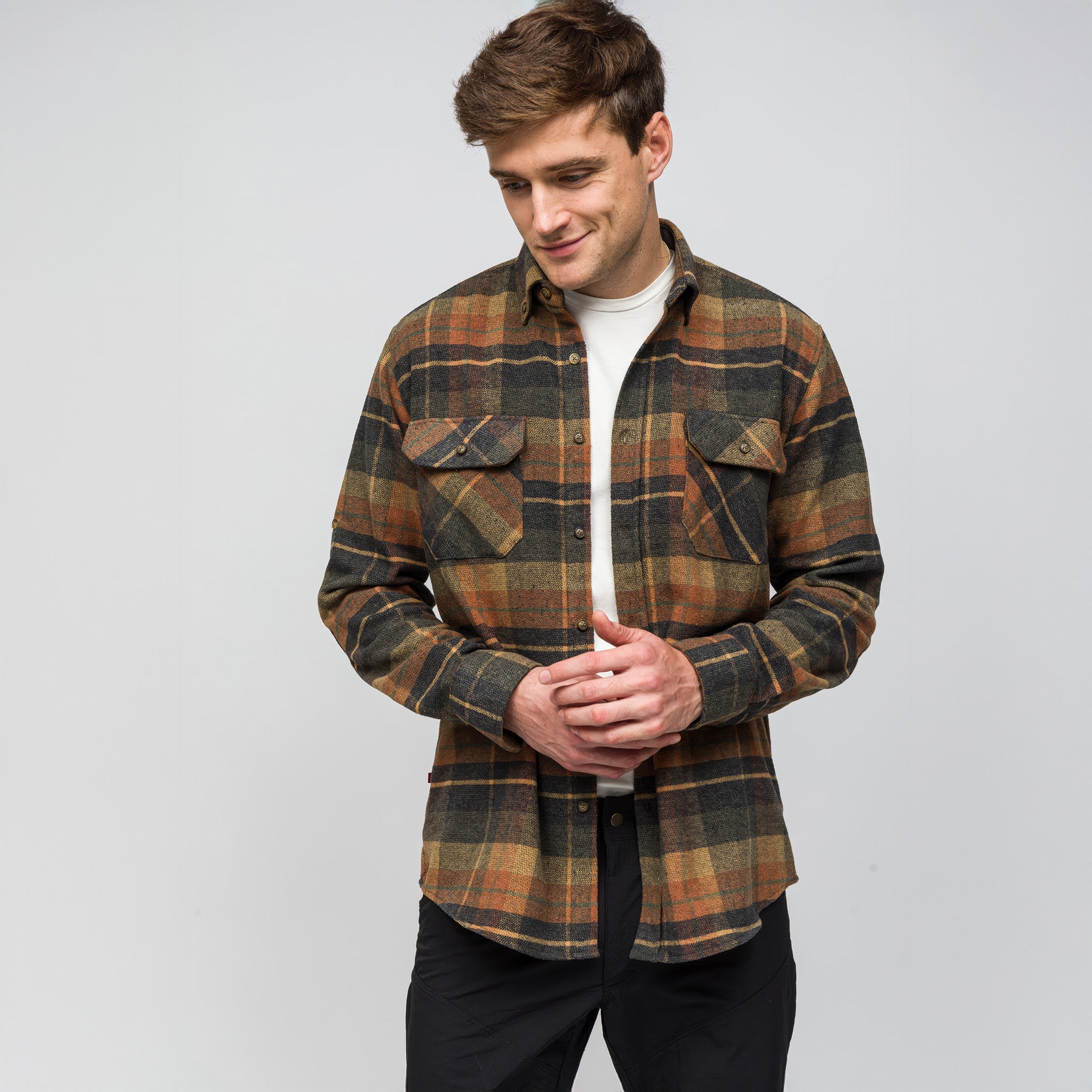 Crafter Oduncu Gömleği Yumuşak Tuşe | Kahverengi Ekose