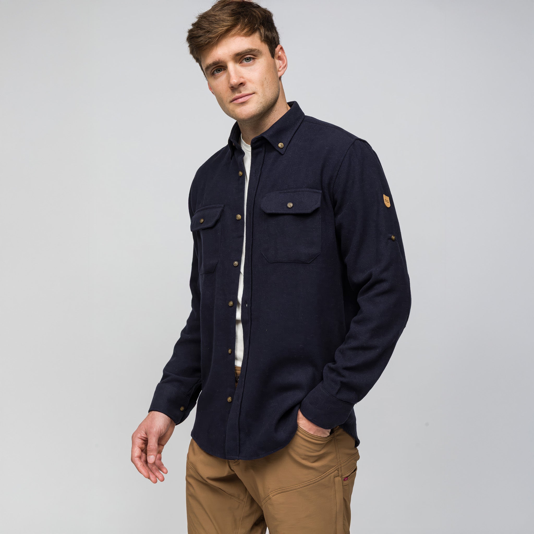 Crafter Oduncu Gömleği Yumuşak Tuşe | Lacivert