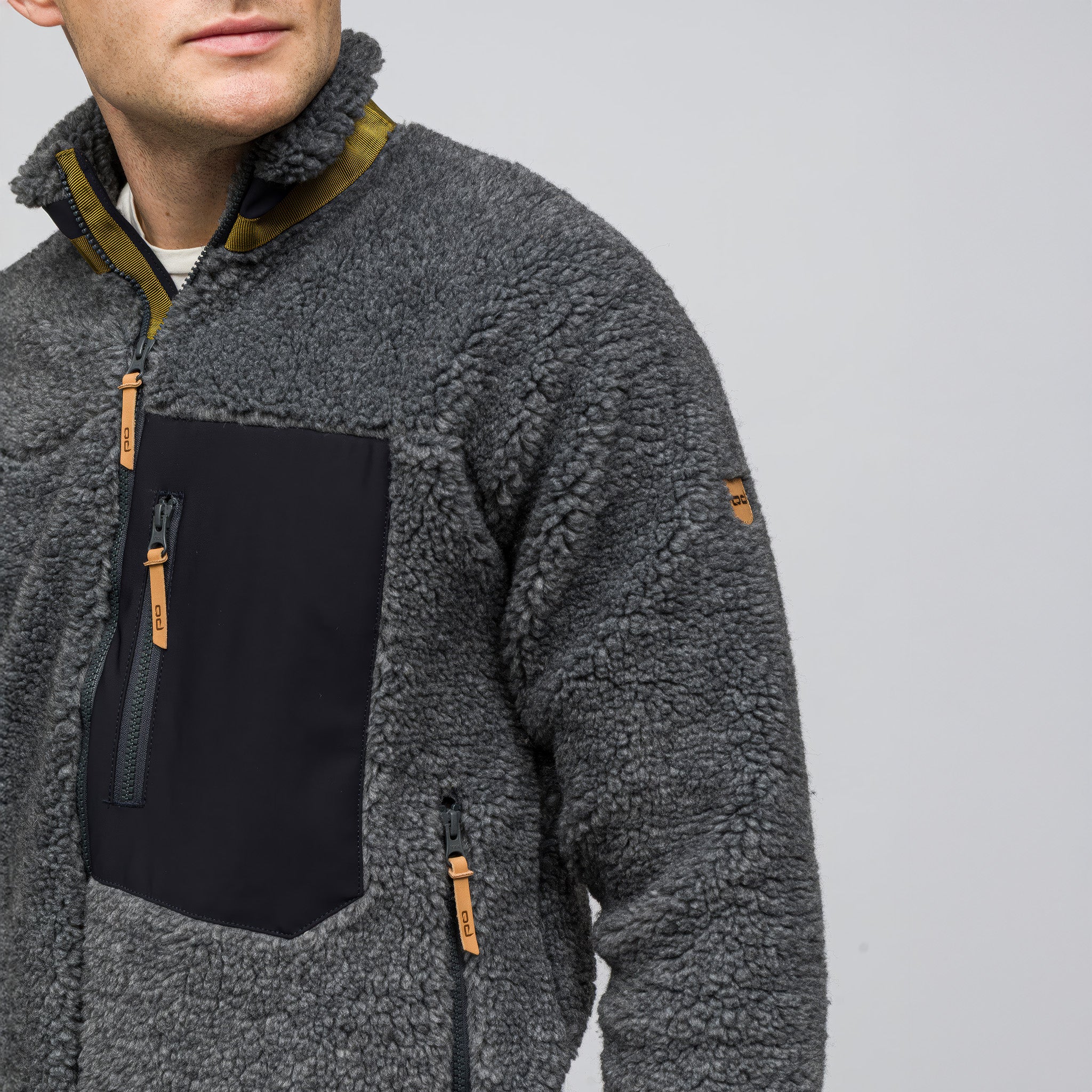 Sherpa Yün Ceket Lambswool | Antrasit