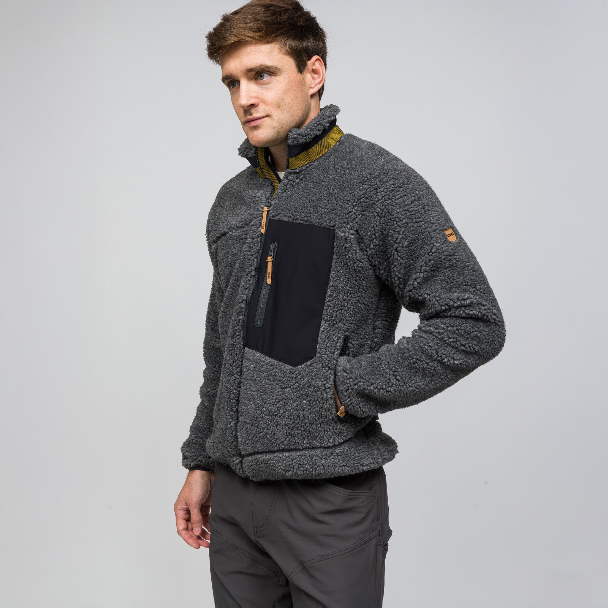 Sherpa Yün Ceket Lambswool | Antrasit