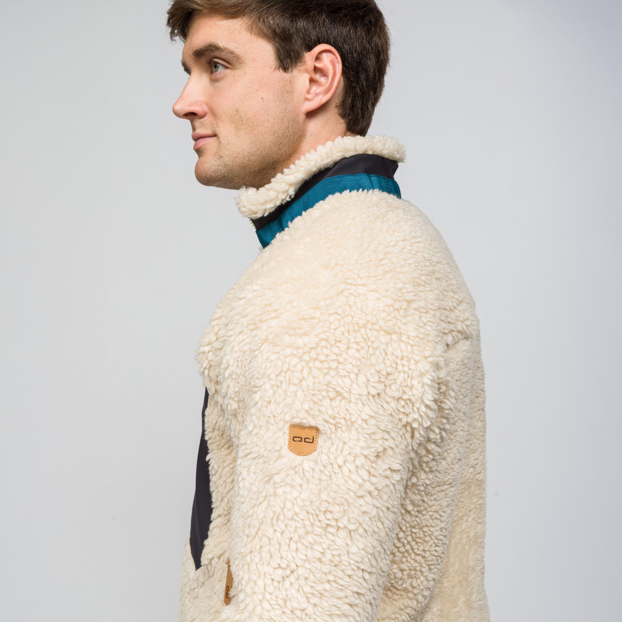 Sherpa Yün Ceket Lambswool | Krem Rengi