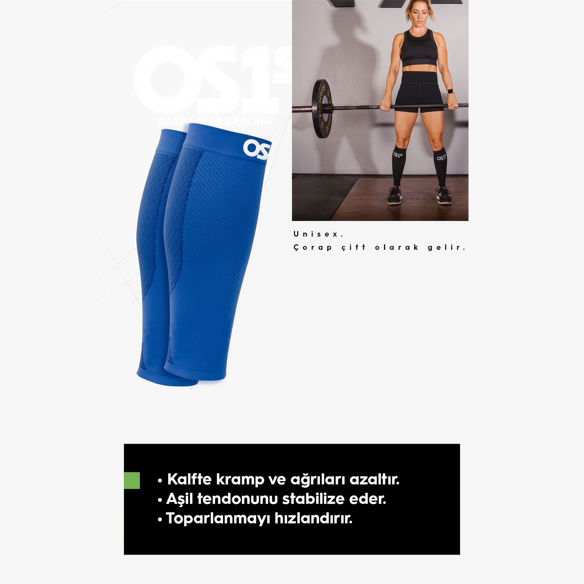 CS6 Performans Kalf Koruyucu | Mavi