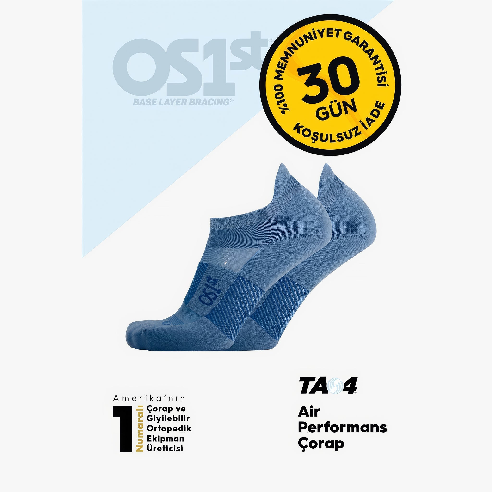 TA4 Thin Air Performans Çorap | Siyah