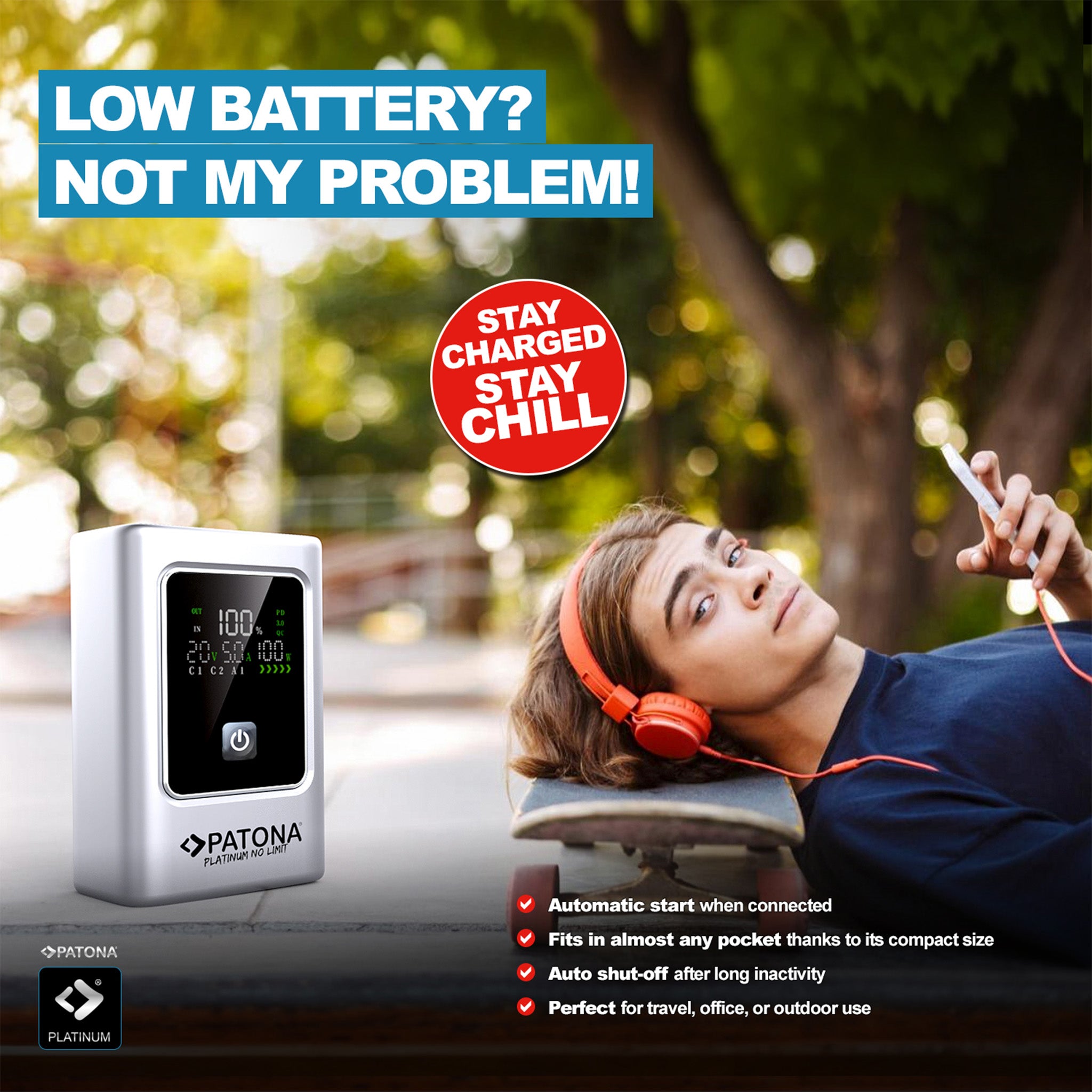 Platinum Powerbank | PD35W 10.000mAh | Taşınabilir Şarj Cihazı