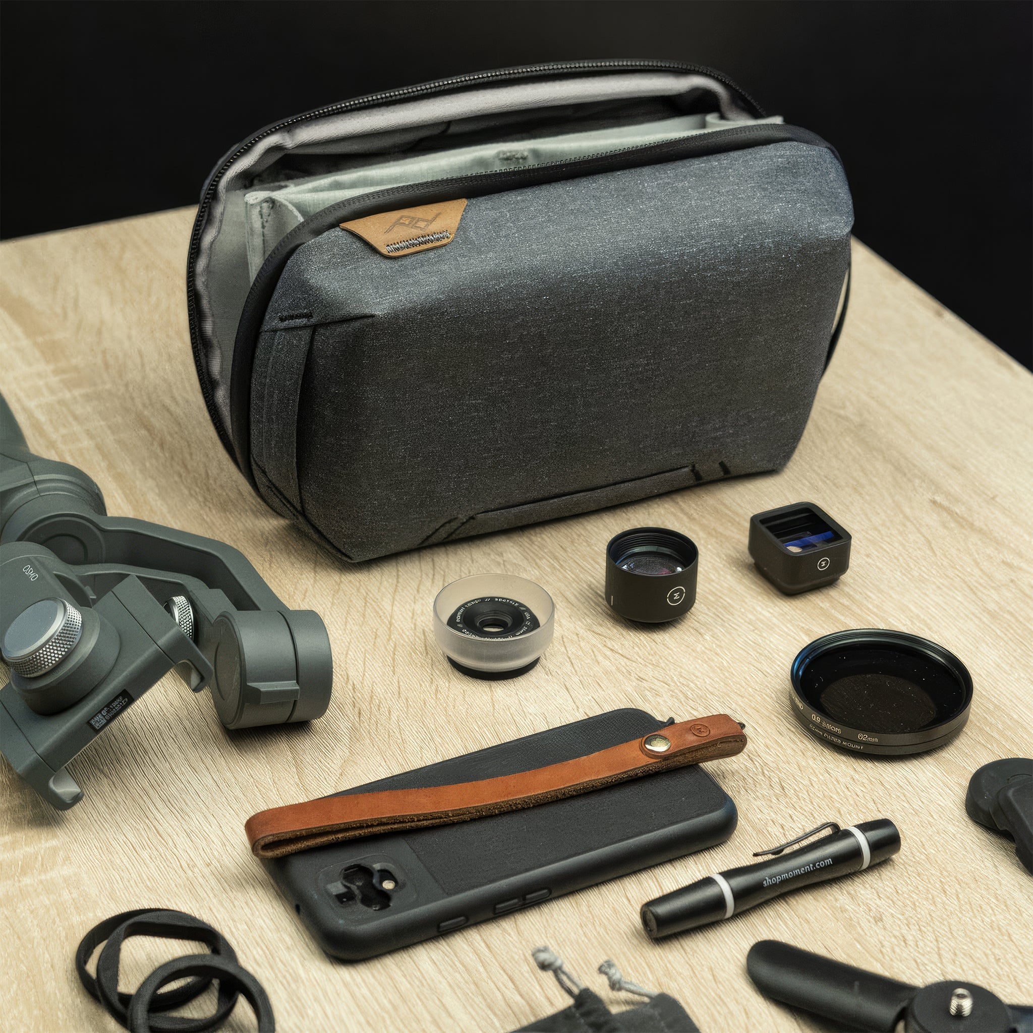 Tech Pouch Düzenleyici Çanta | Regular | Charcoal