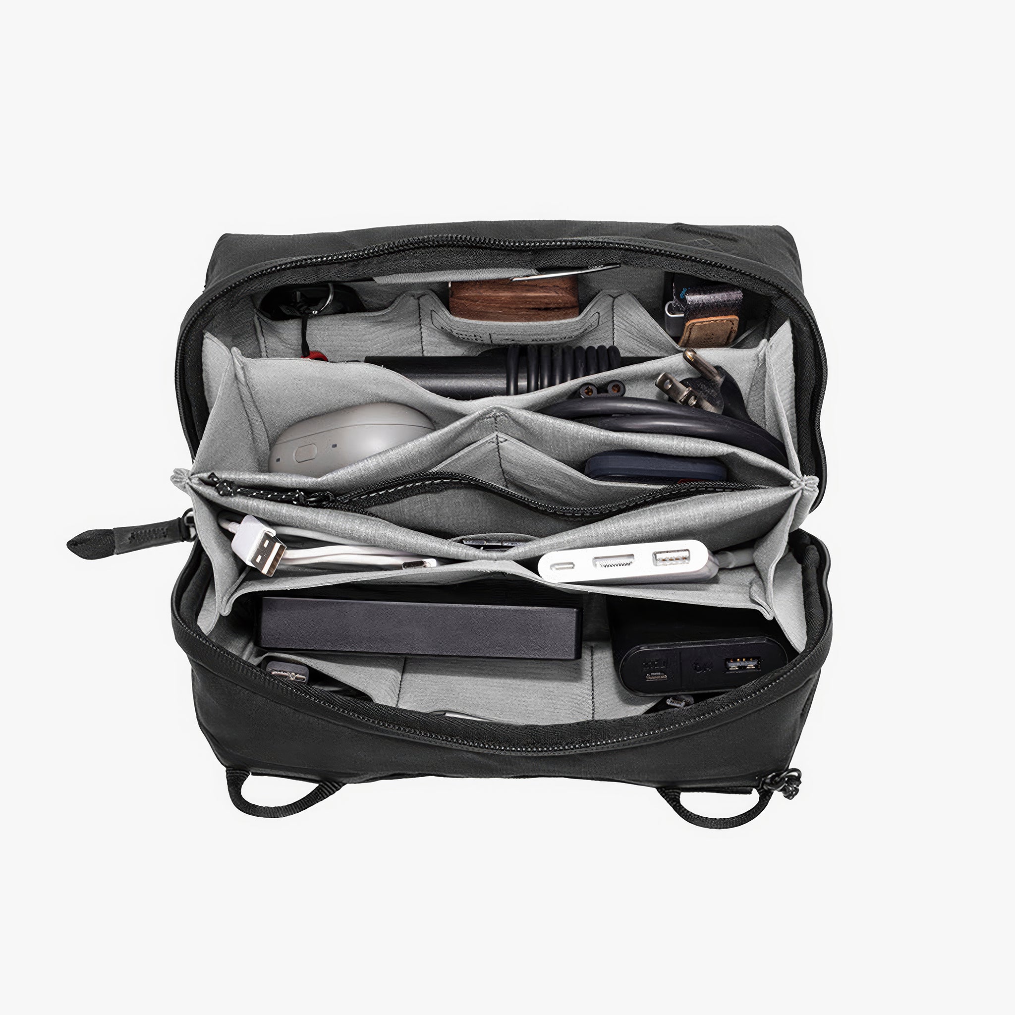 Tech Pouch Düzenleyici Çanta | Regular | Black