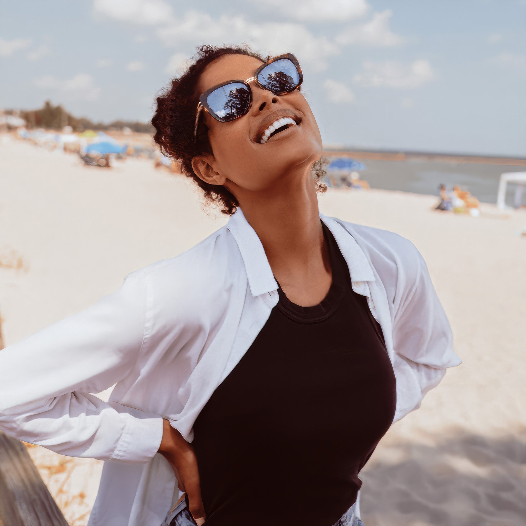 Eva Polarize Güneş Gözlüğü | Tortoise | Graphite