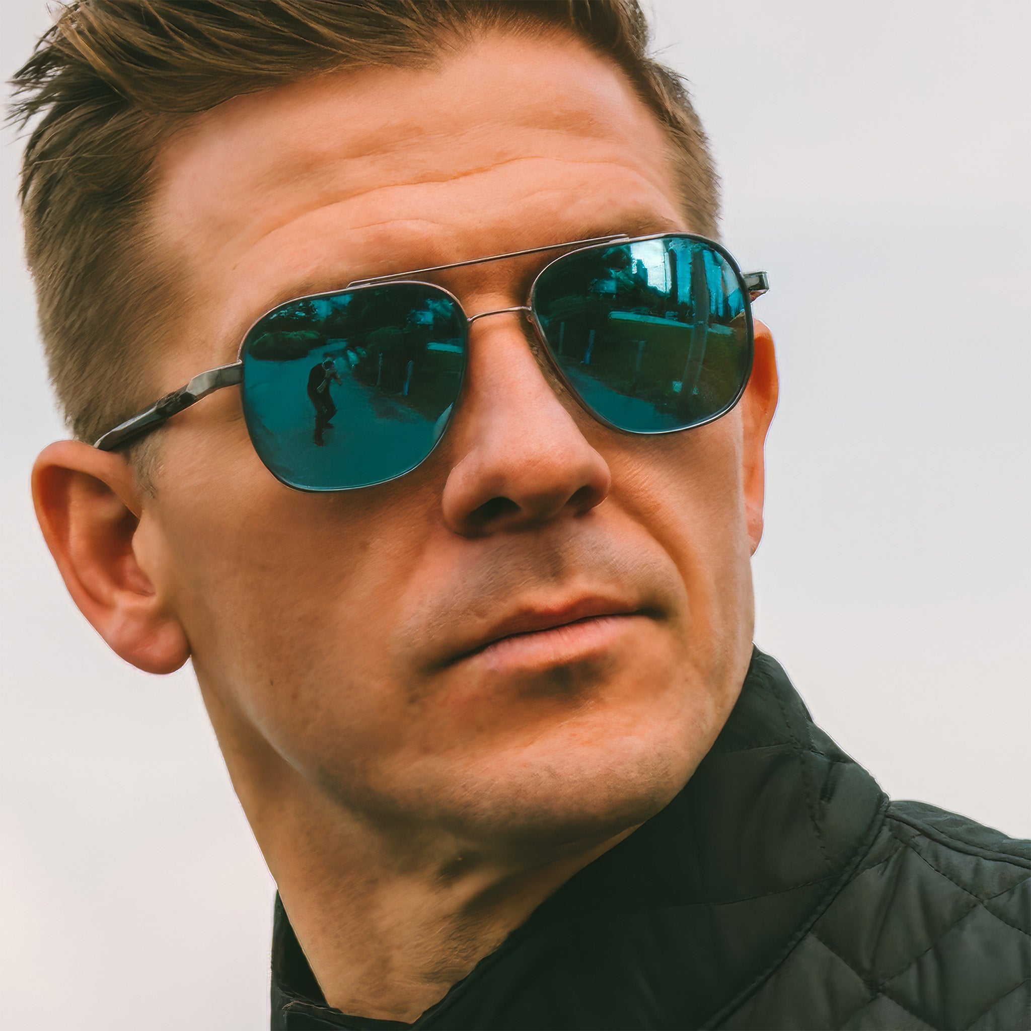 Harrison Polarize Güneş Gözlüğü | Gold | Smoky Green