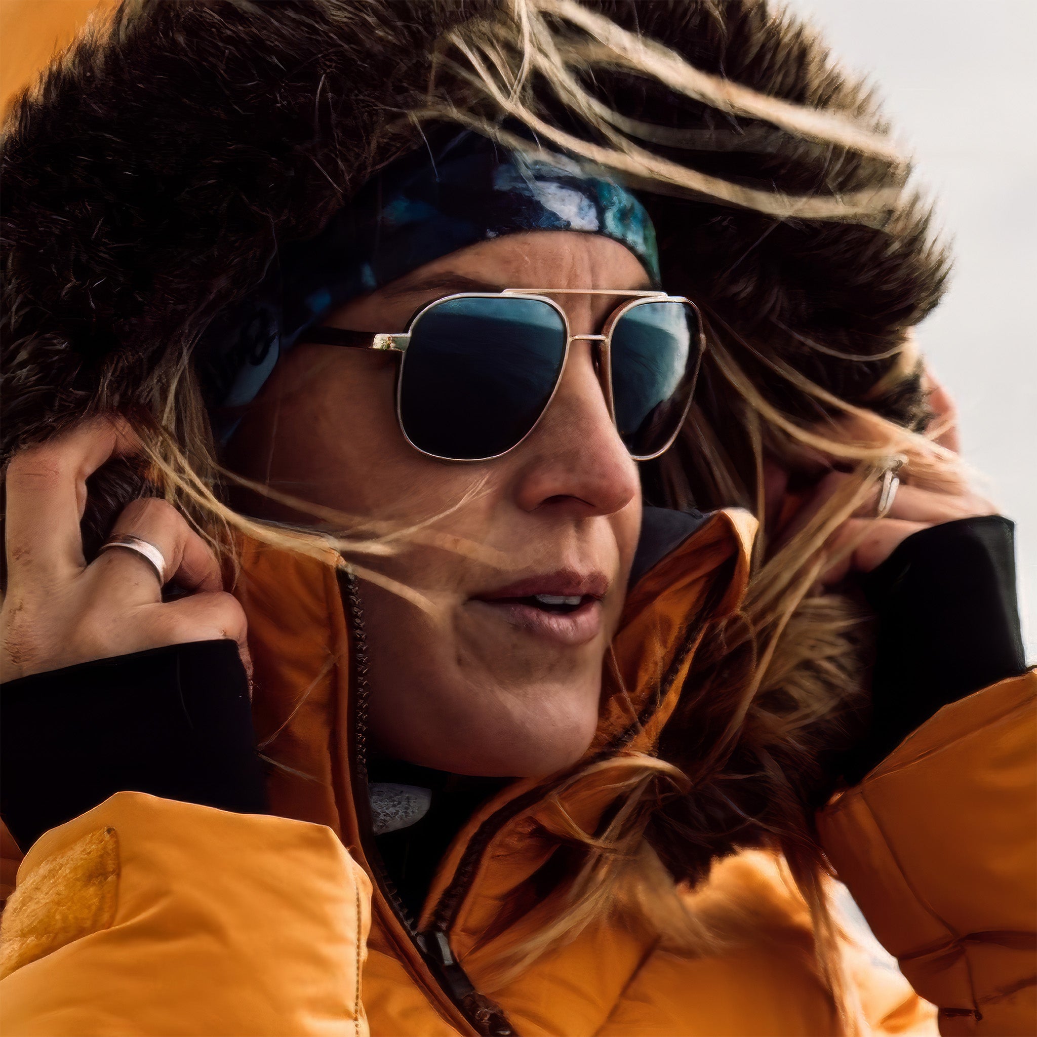 Harrison Polarize Güneş Gözlüğü | Chrome | Smoky Green