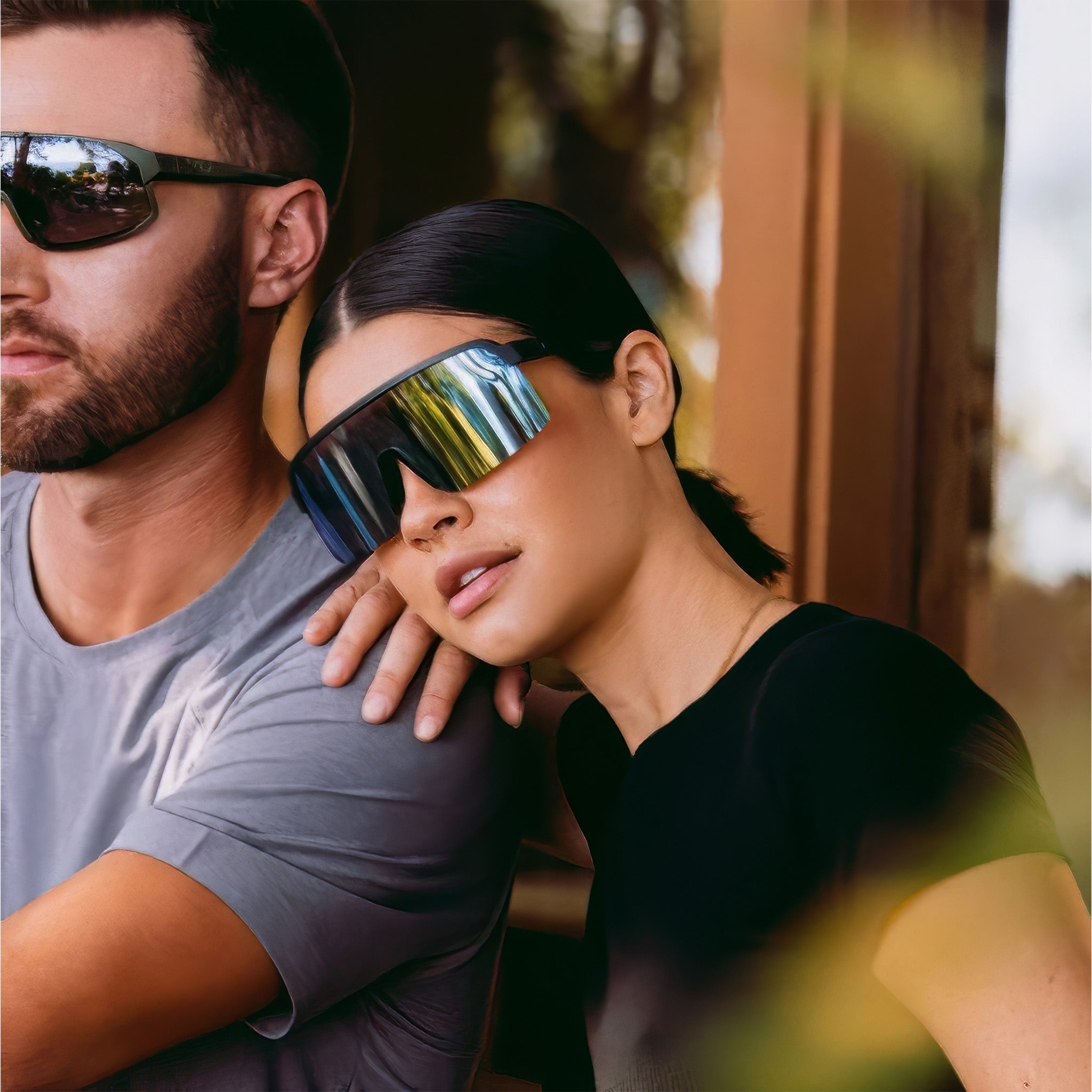 OMEGA Polarize Güneş Gözlüğü | Matte Black | Evergreen