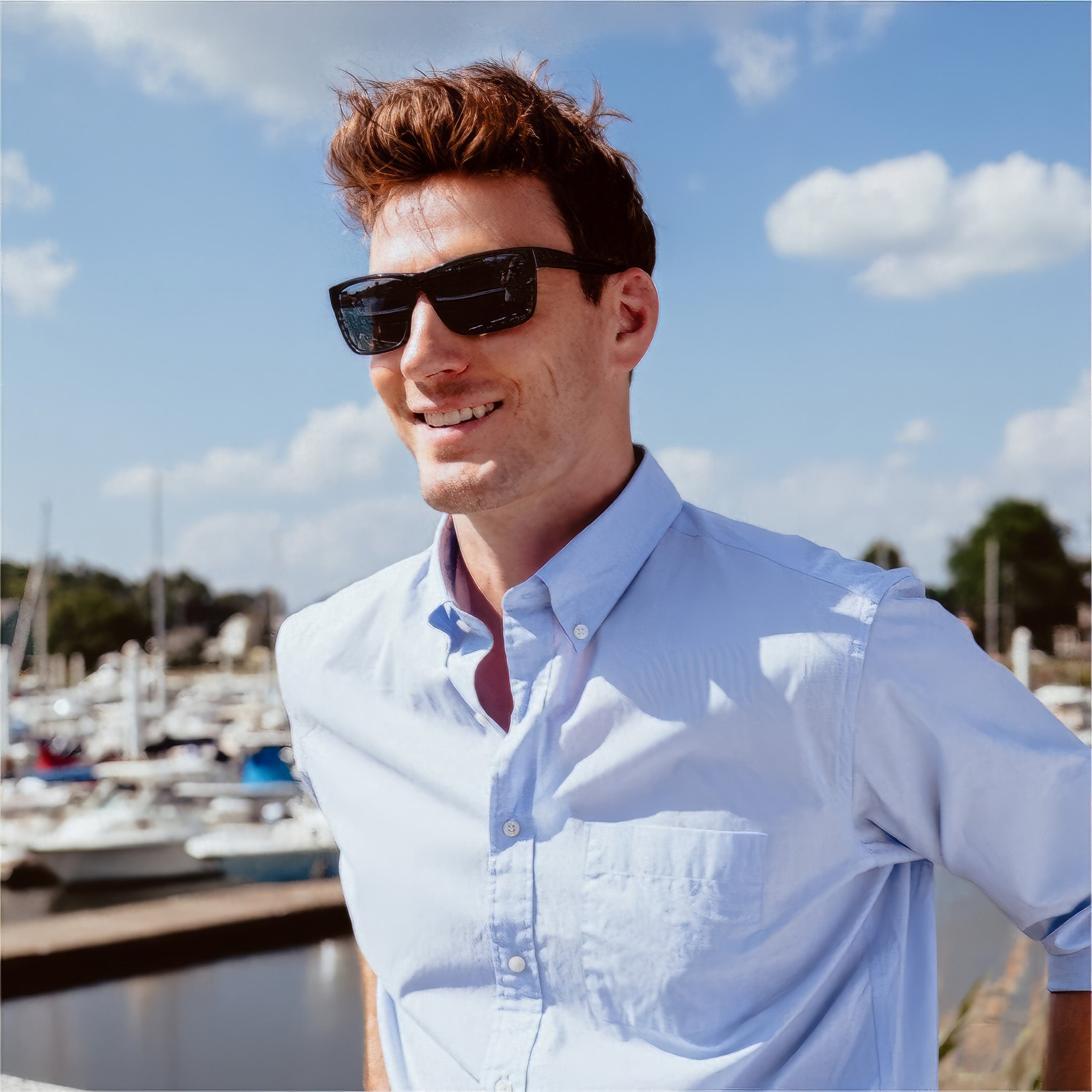 Winston Polarize Güneş Gözlüğü | Grey Horn | Graphite