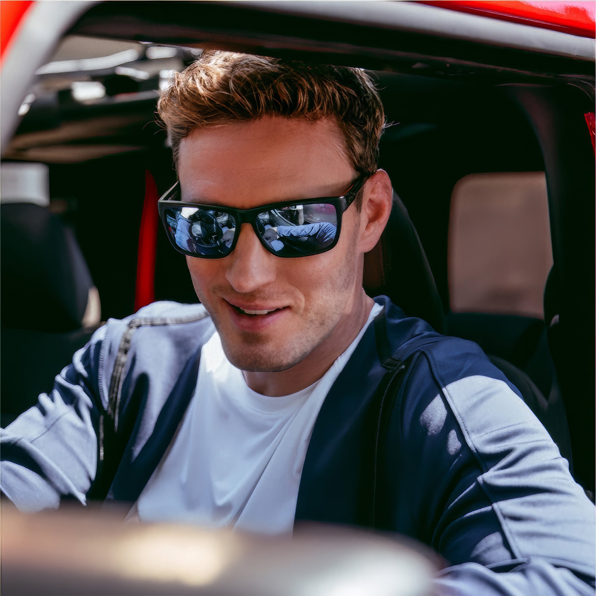 Winston Polarize Güneş Gözlüğü | Matte Black | Blue Water