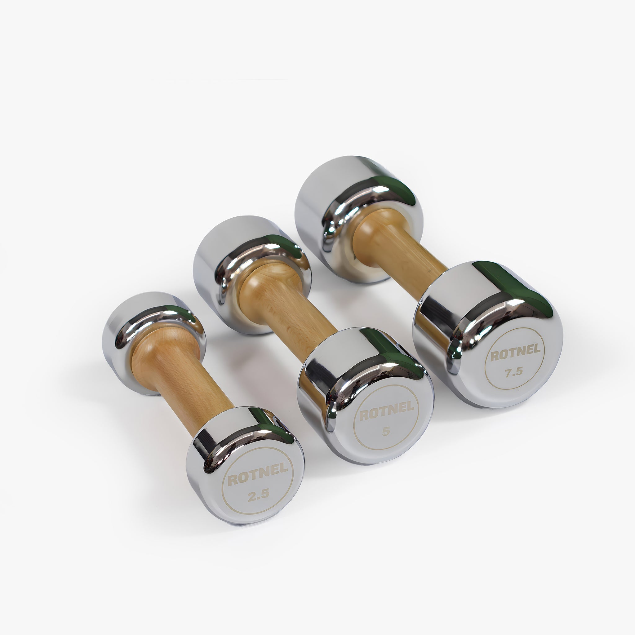 Paslanmaz Çelik 6'lı Dumbbell Seti