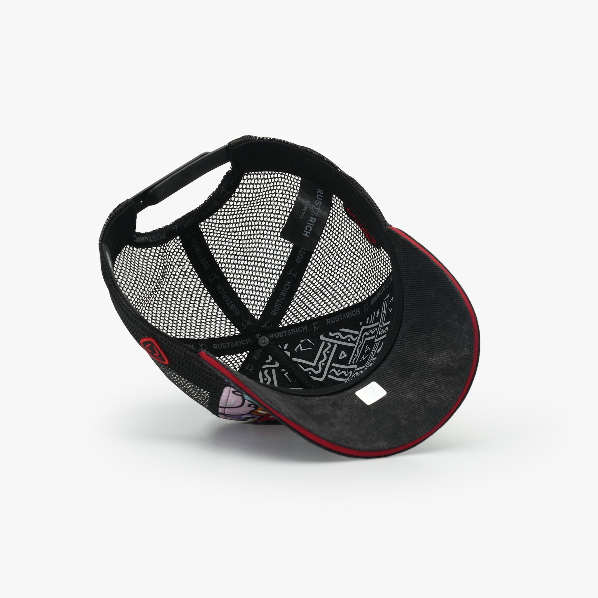 Trucker Şapka - Art Collection - Doodle | Siyah