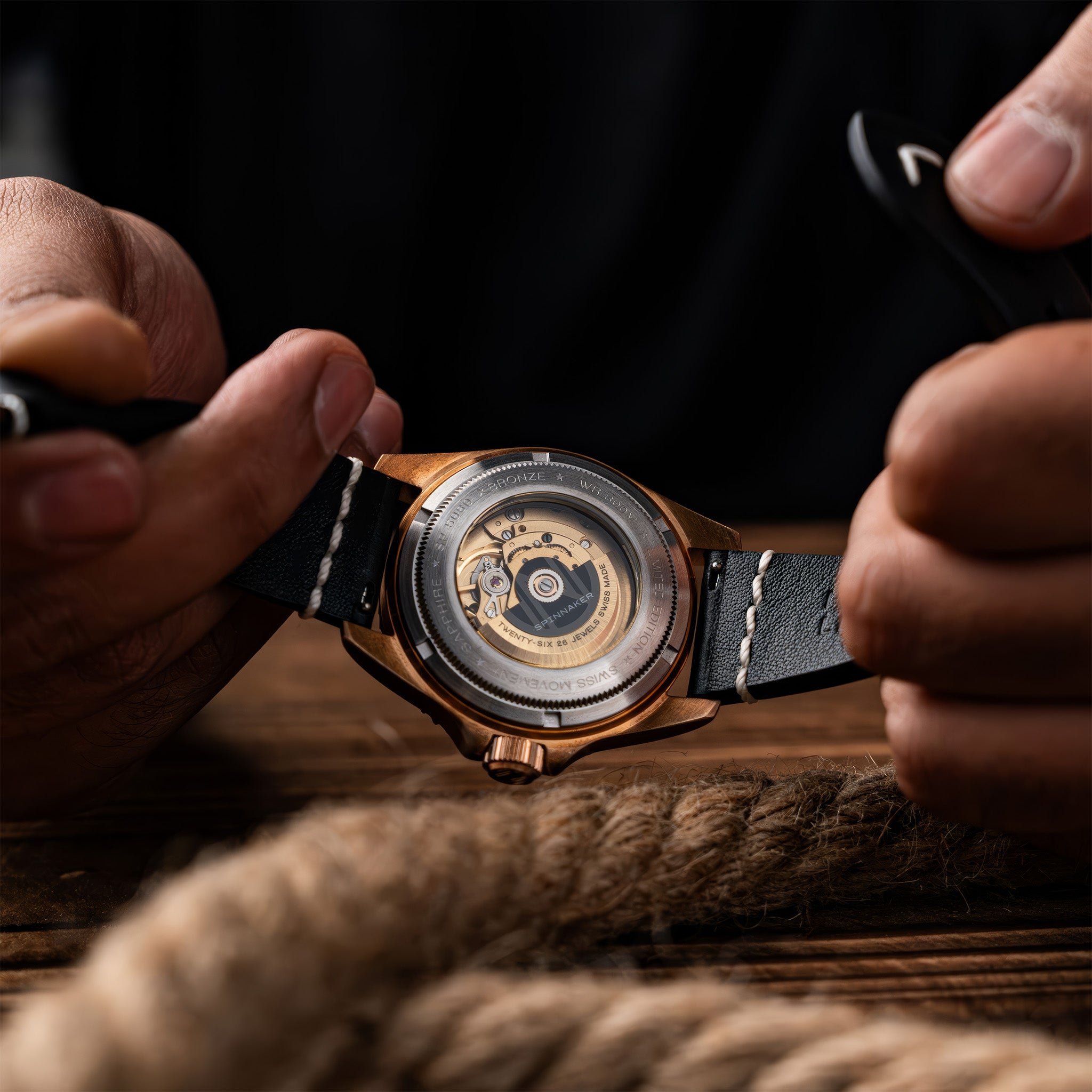 Tesei Bronze Swiss Automatic | 43 mm | Midnight Blue