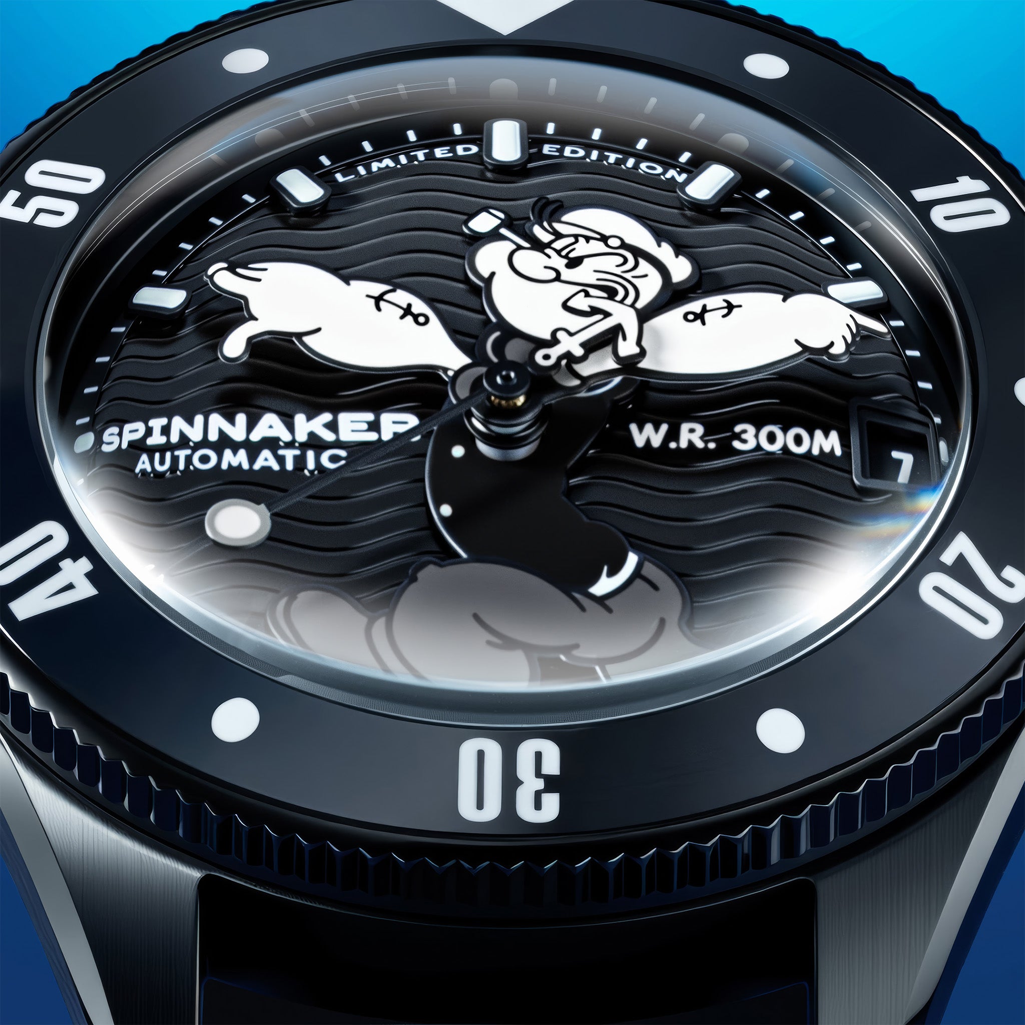 Challenger Automatic Popeye Anchor Arms Limited Edition | 42 mm | Midnight Mast