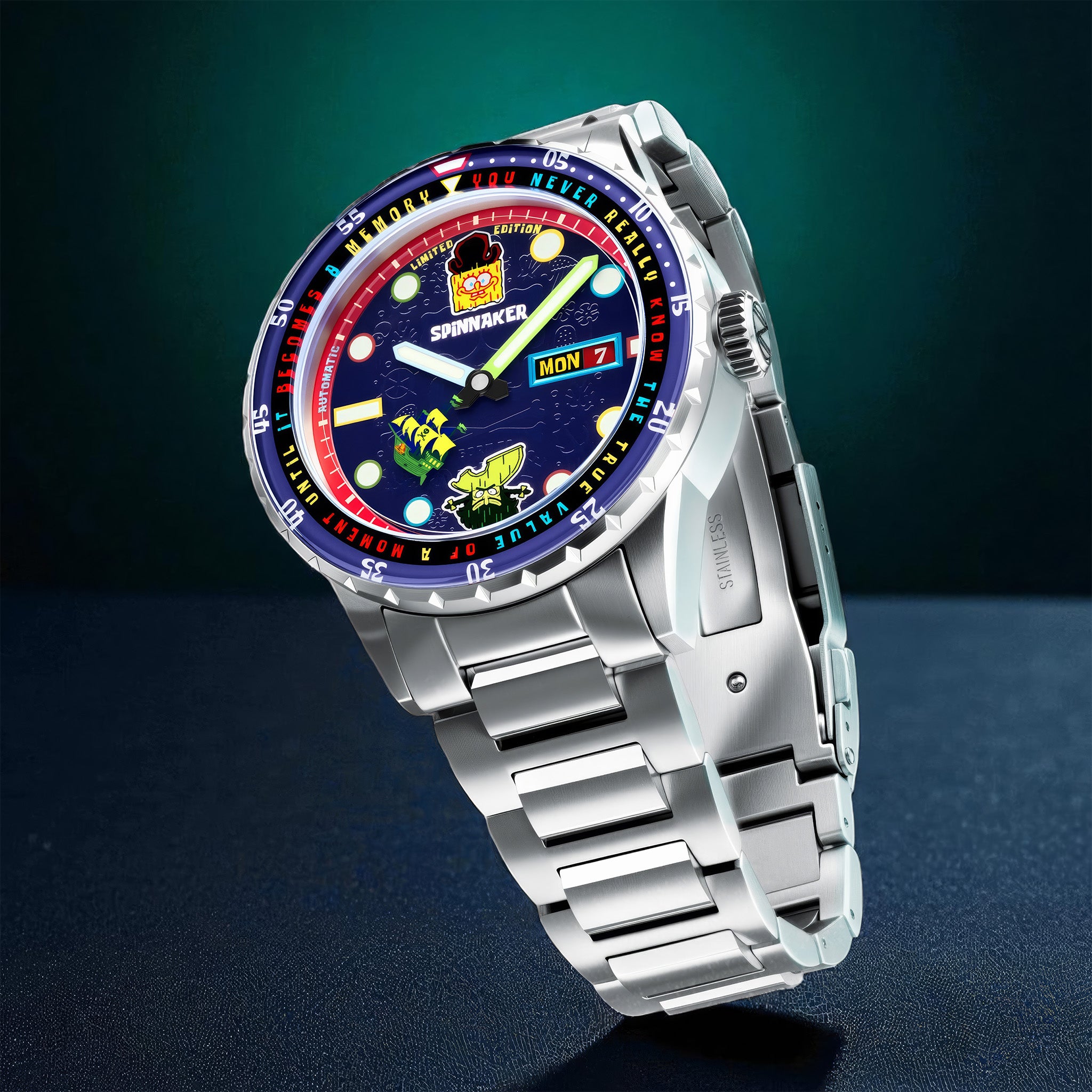 Hass Automatic SpongeBob Search For SquarePants Limited Edition | 43 mm | Flying Dutchman