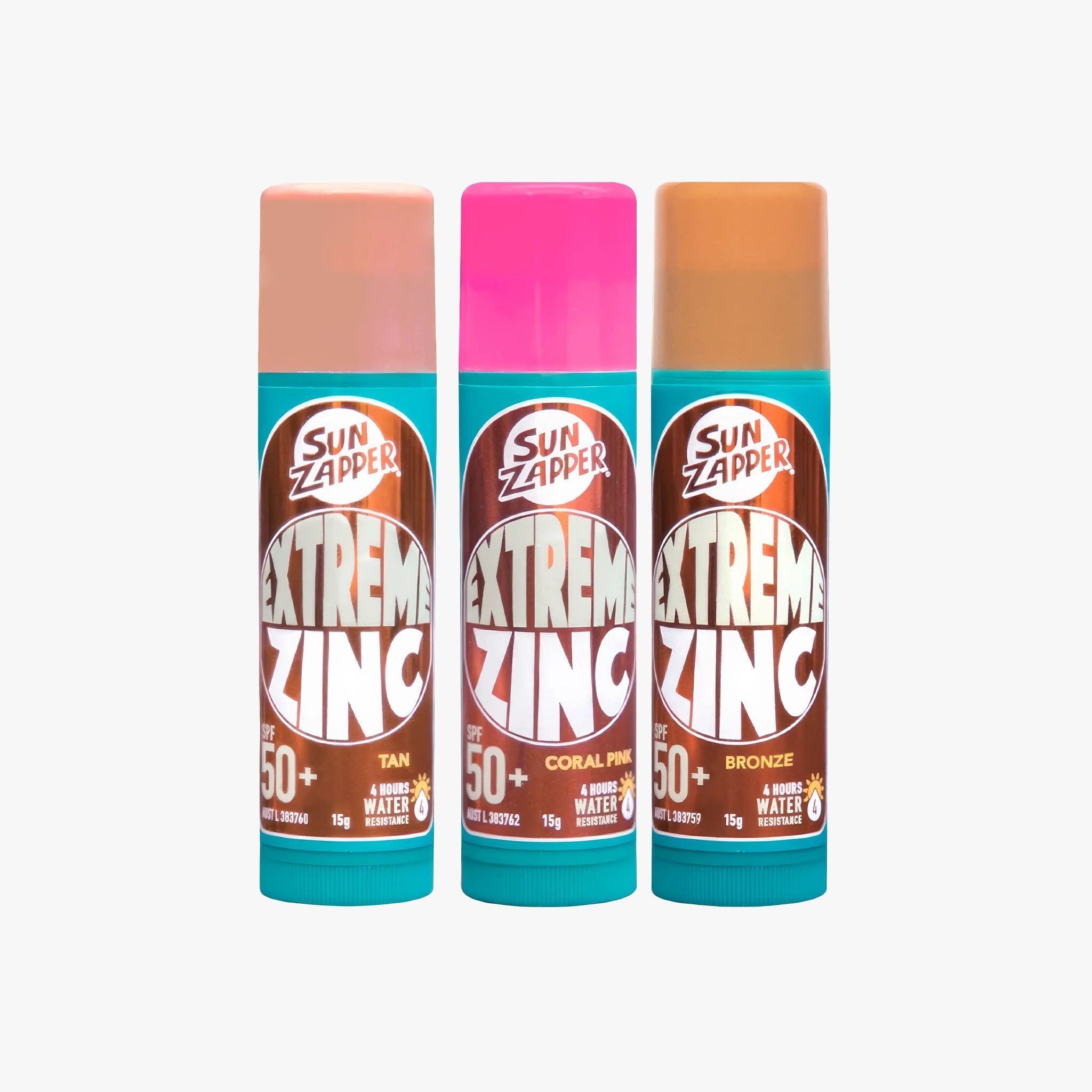 Zinc Stick Triple BEAUTY SPF 50+ | Light Skin Tone/Pink/Dark Skin Tone