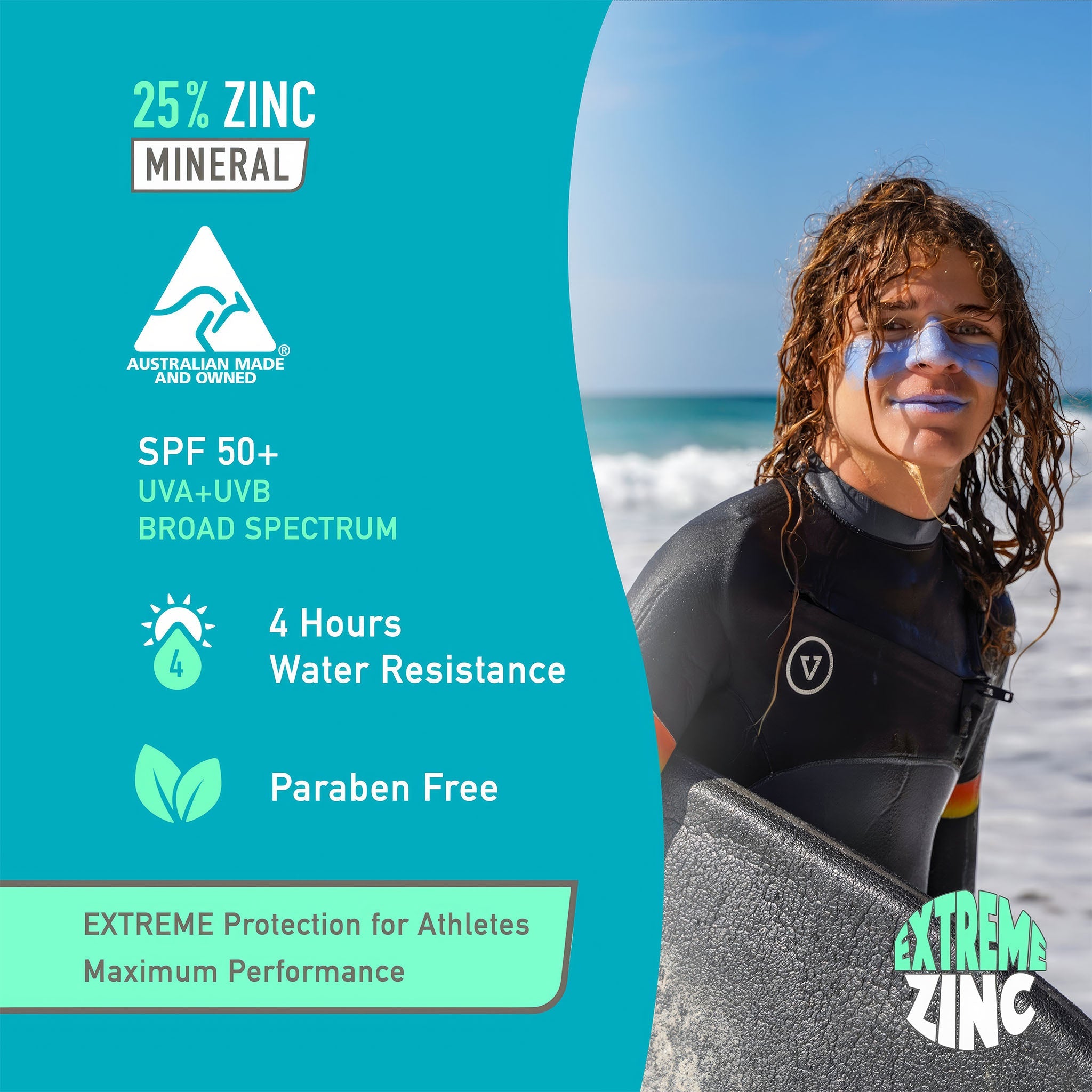 Extreme Zinc Stick SPF 50+ | 15g | Blue Bay