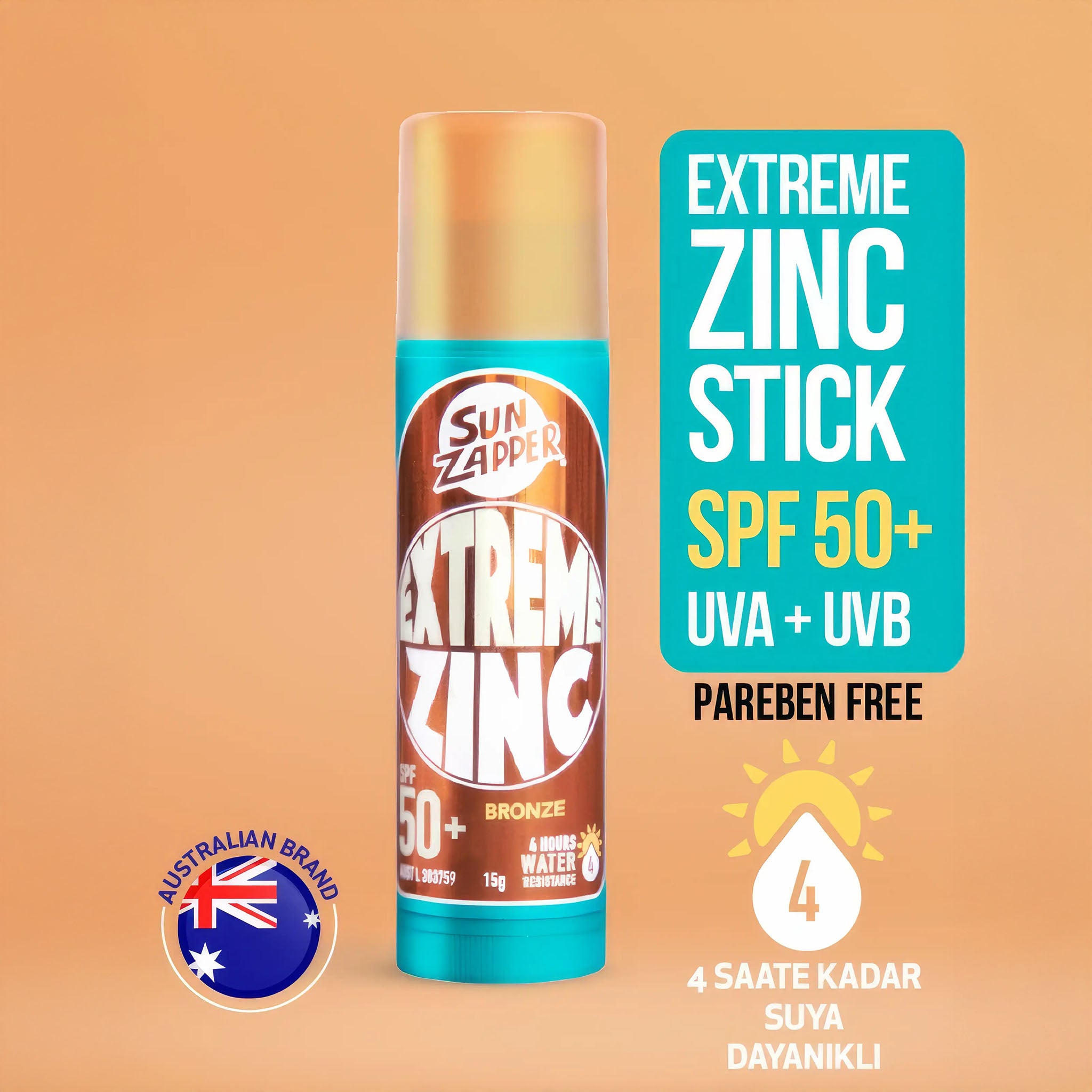 Extreme Zinc Stick SPF 50+ | 15g | Bronze