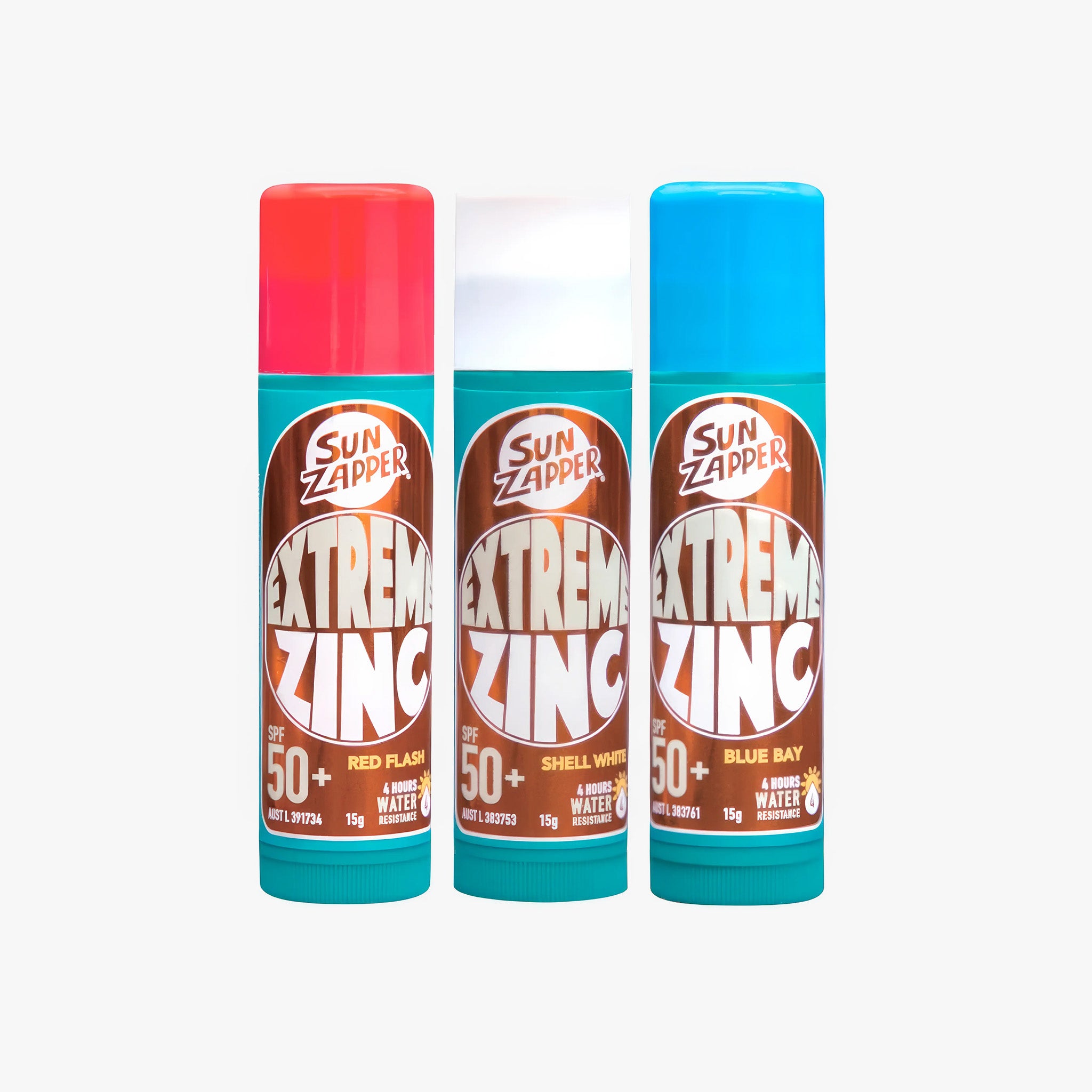 Extreme Zinc Stick Triple Pack | 45g | Red White Blue