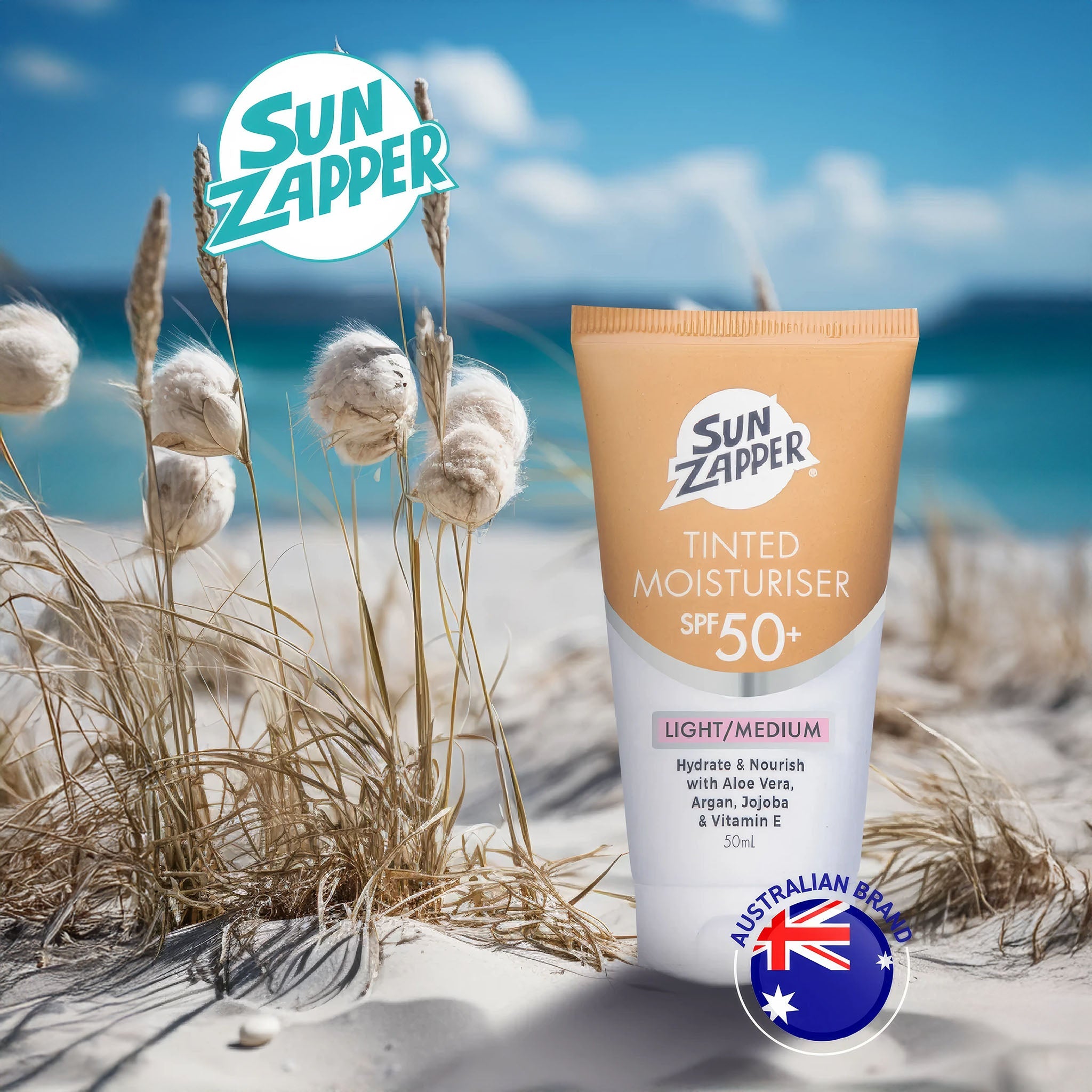 Tinted Moisturiser SPF 50+ | 50ml | Light/Medium