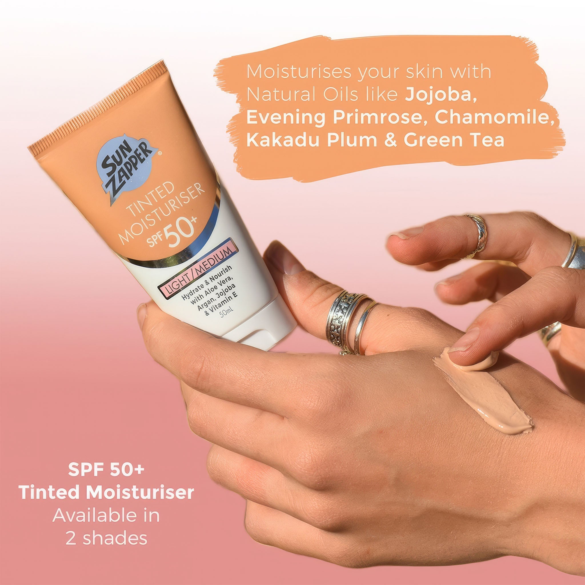 Tinted Moisturiser SPF 50+ | 50ml | Light/Medium