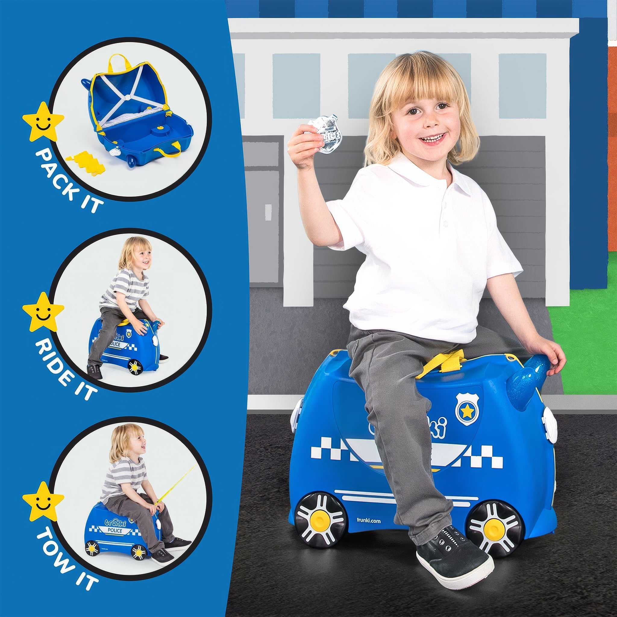 Çocuk Bavulu | Polis Arabası Percy