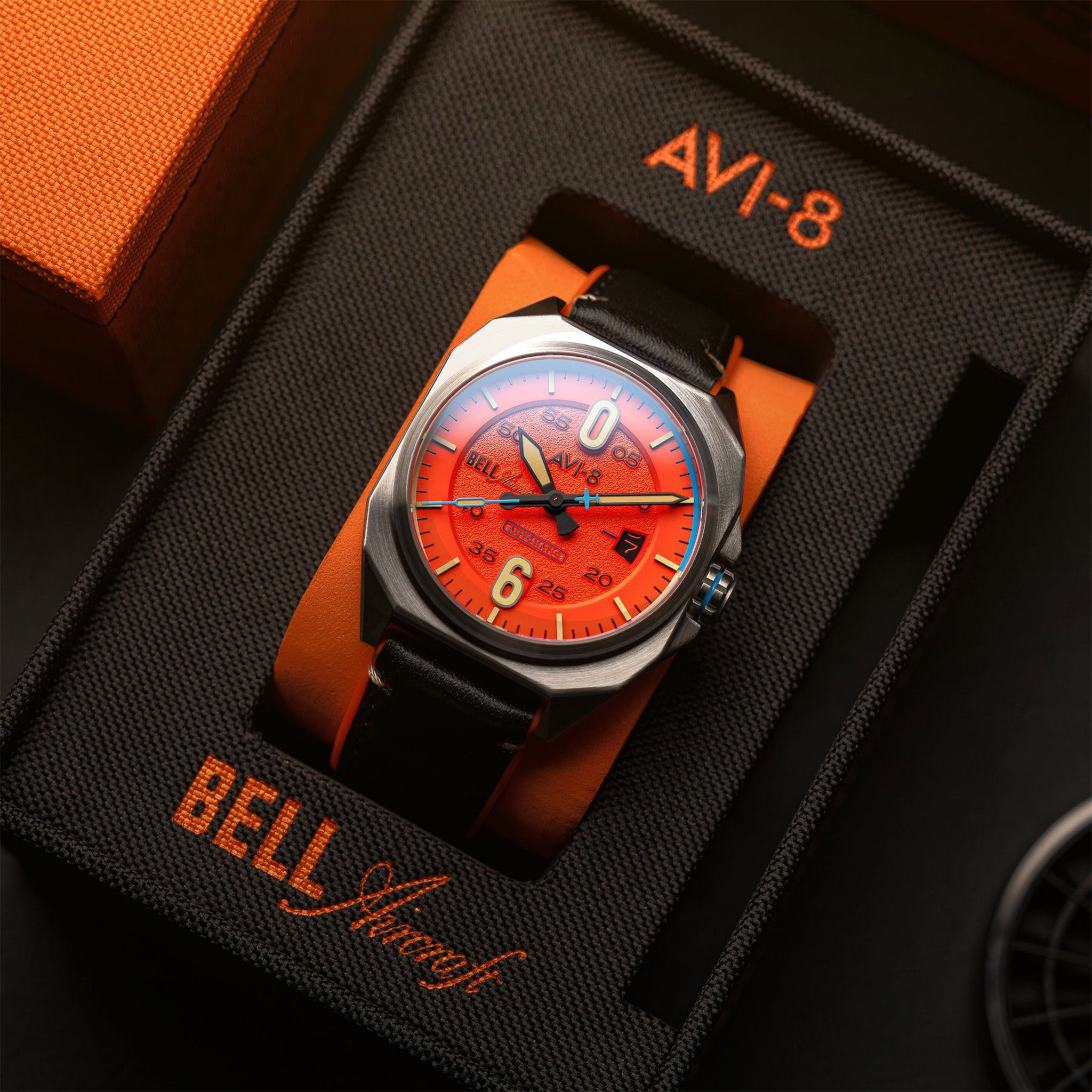 Bell X-1 Machbuster Automatic | 41 mm | Retro Orange